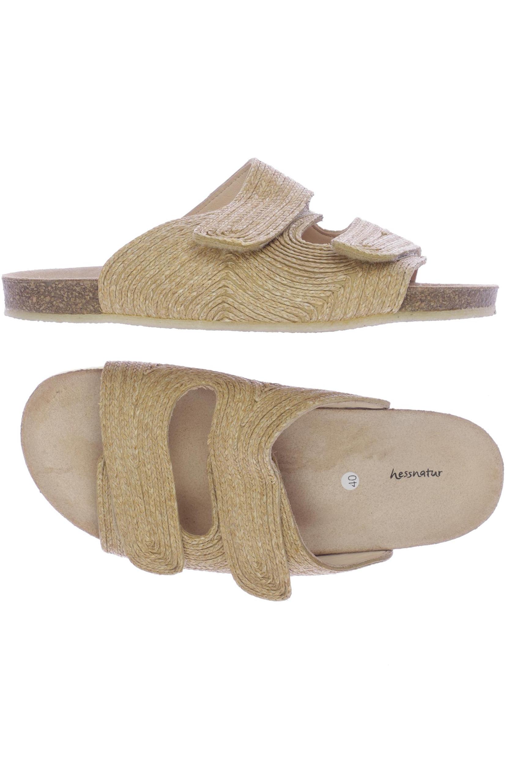 

hessnatur Damen Sandale, beige, Gr. 40