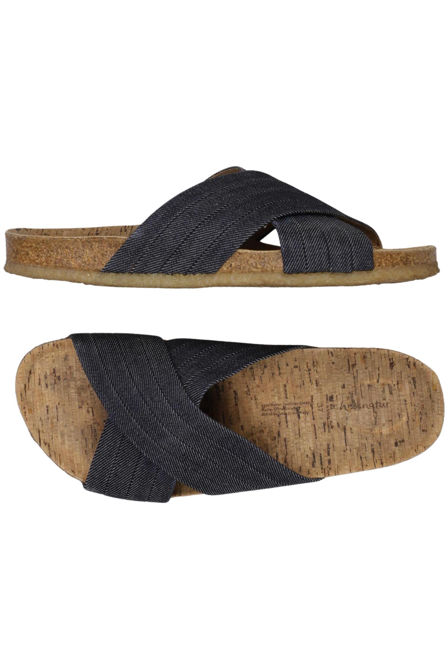 

hessnatur Damen Sandale, marineblau, Gr. 37