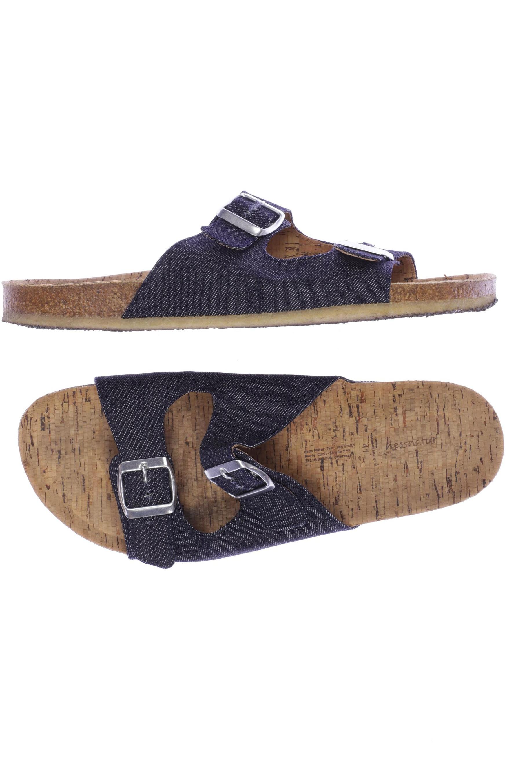 

hessnatur Damen Sandale, marineblau, Gr. 41