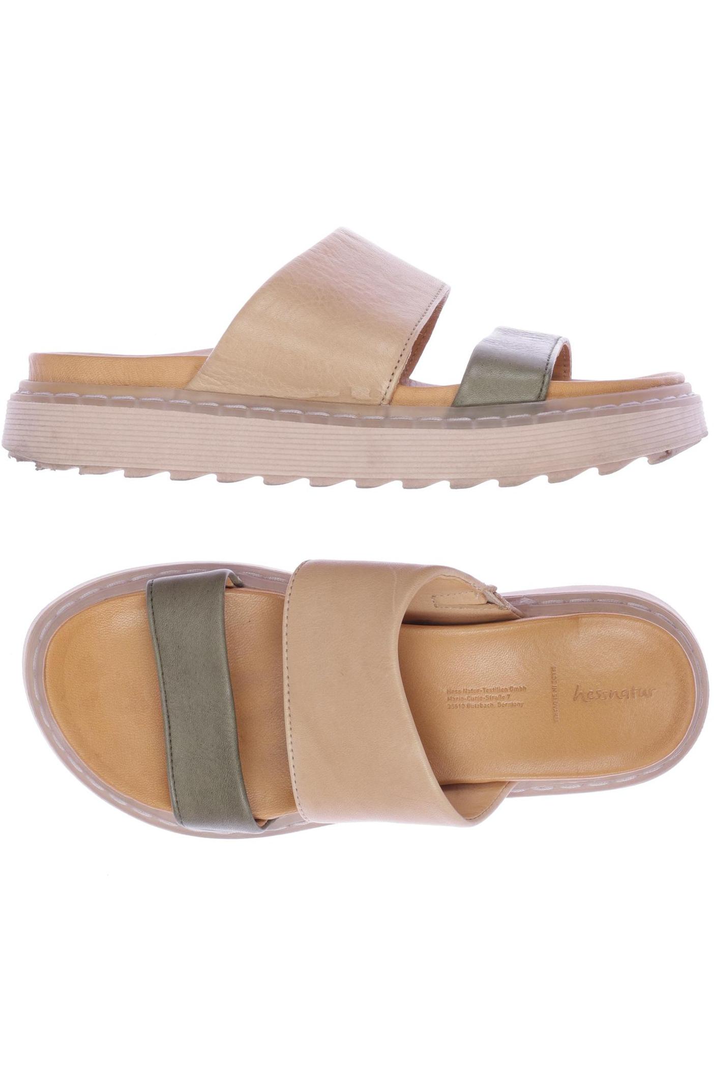 Thumbnail - hessnatur Damen Sandale, beige, Gr. 36