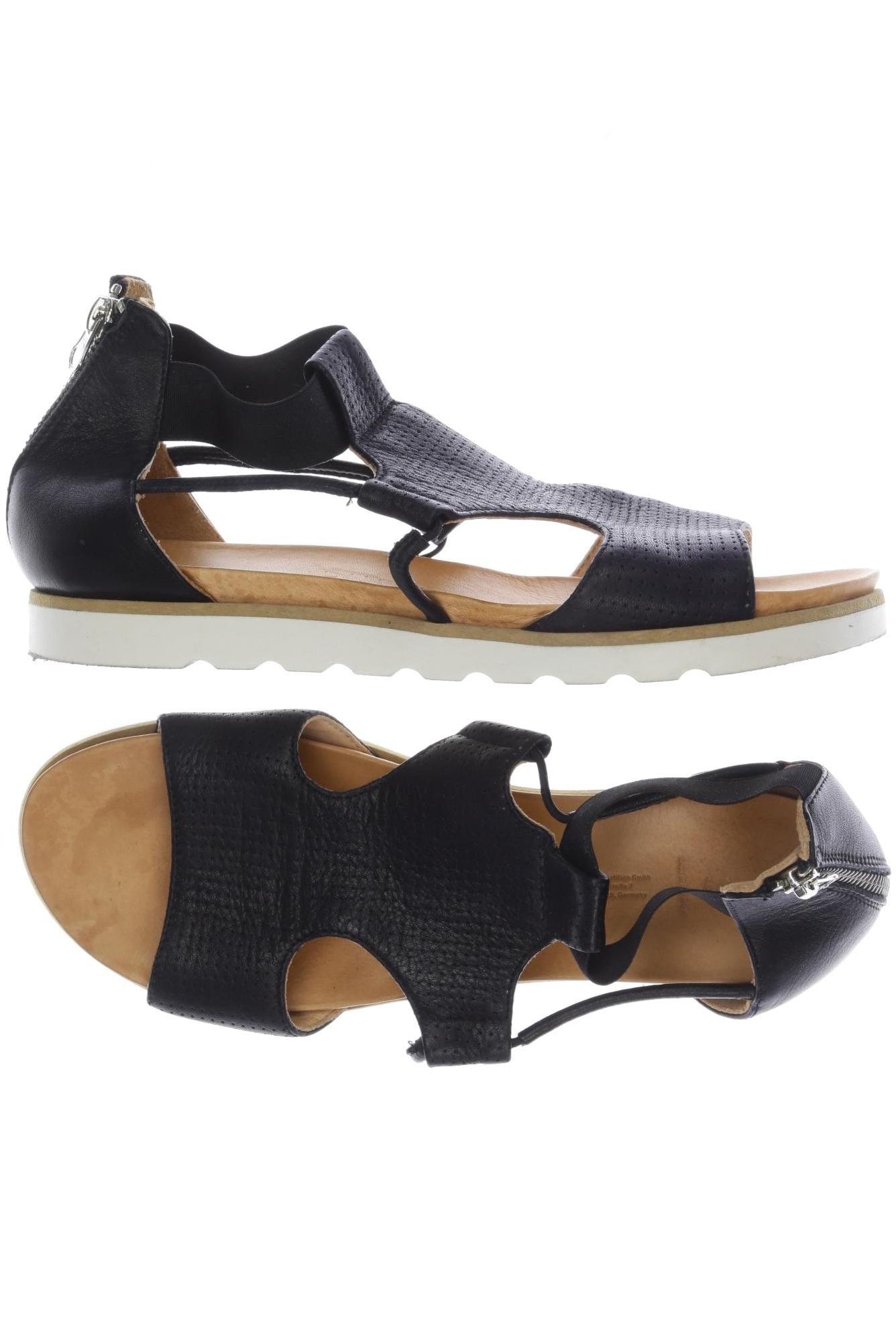 

hessnatur Damen Sandale, schwarz, Gr. 41