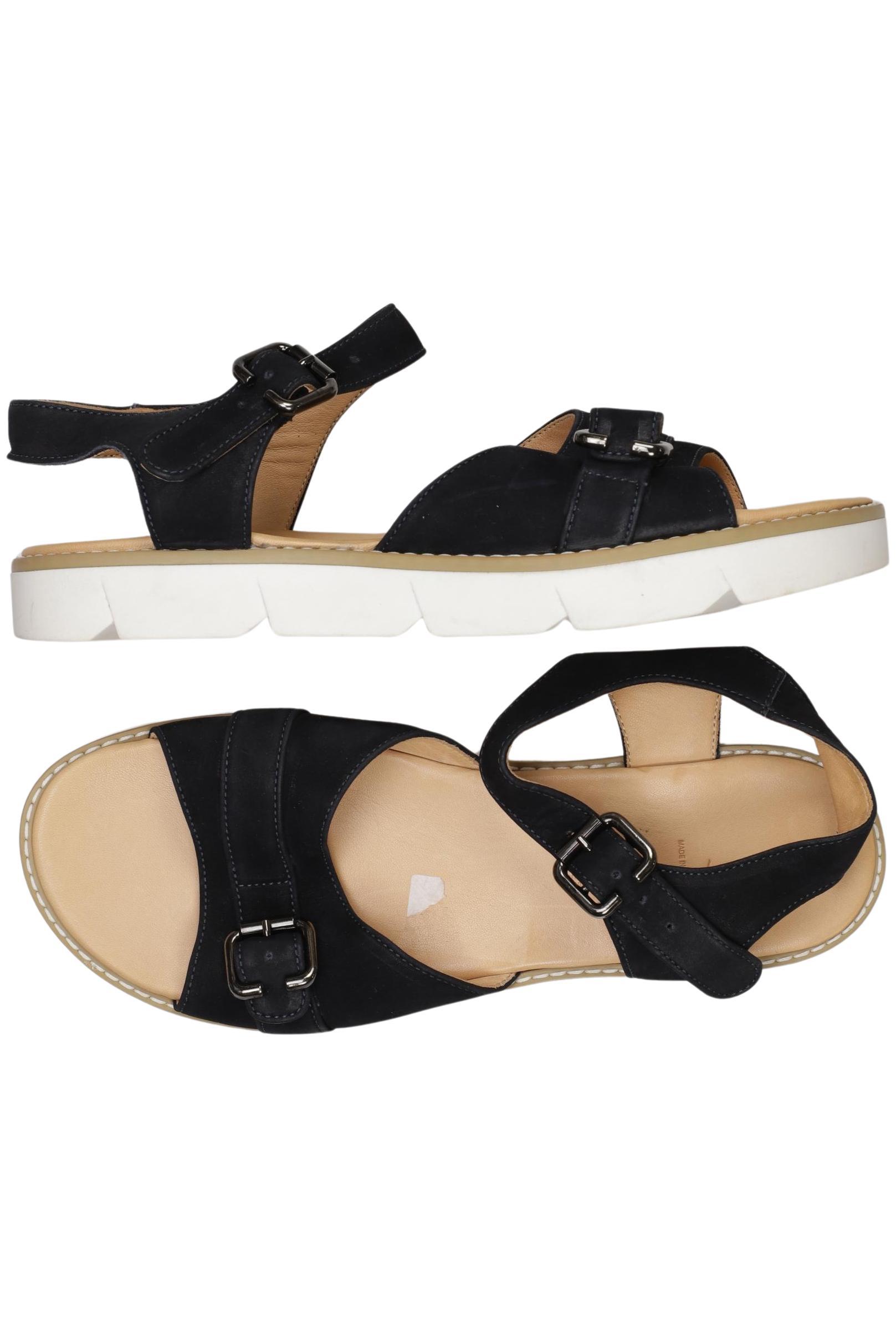 

hessnatur Damen Sandale, marineblau, Gr. 41