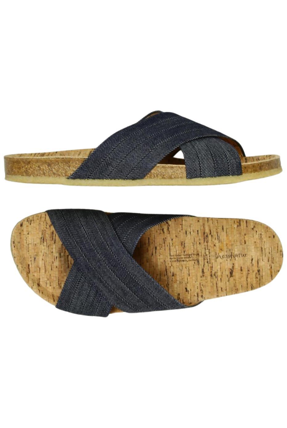 

hessnatur Damen Sandale, marineblau, Gr. 39