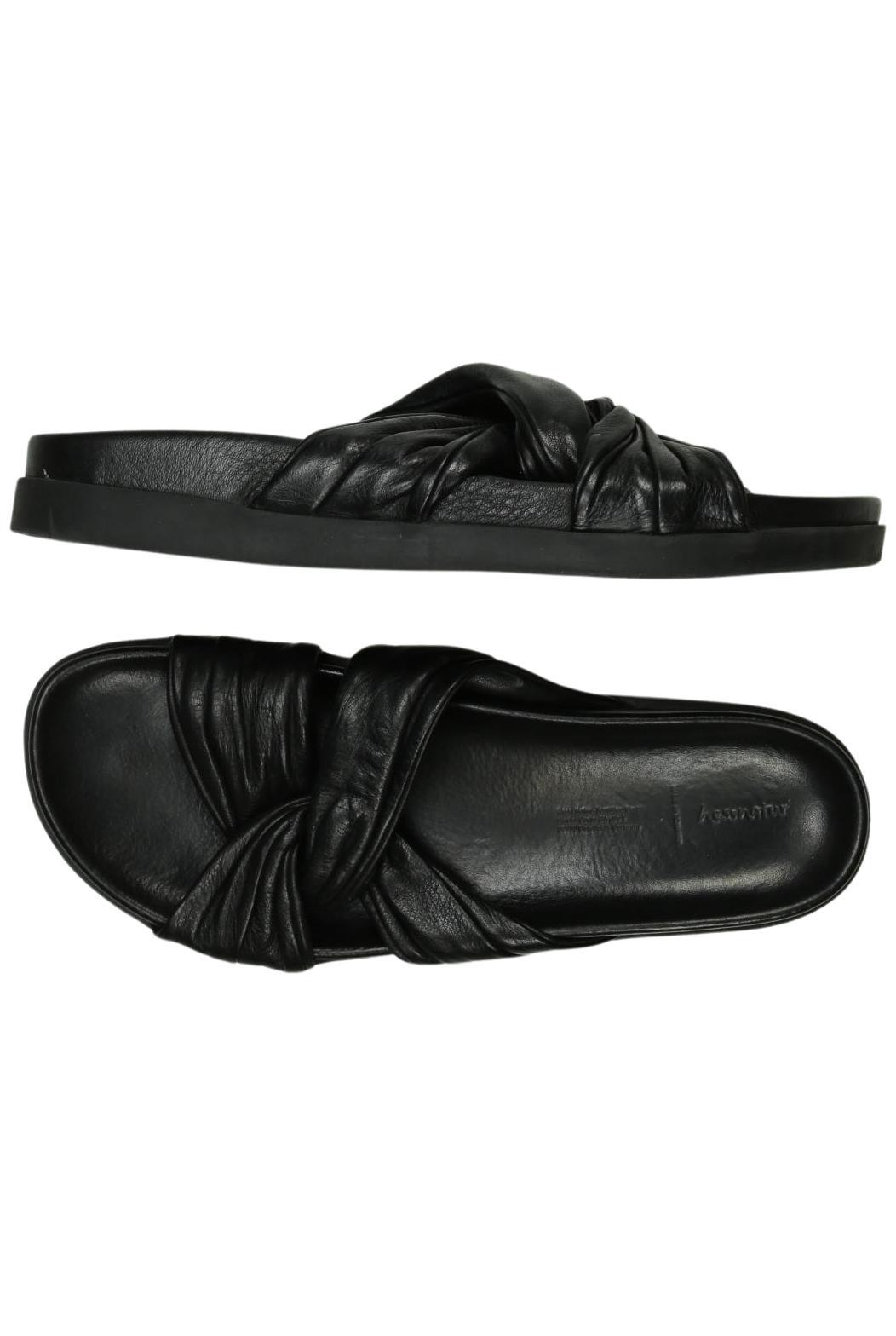 

hessnatur Damen Sandale, schwarz, Gr. 42