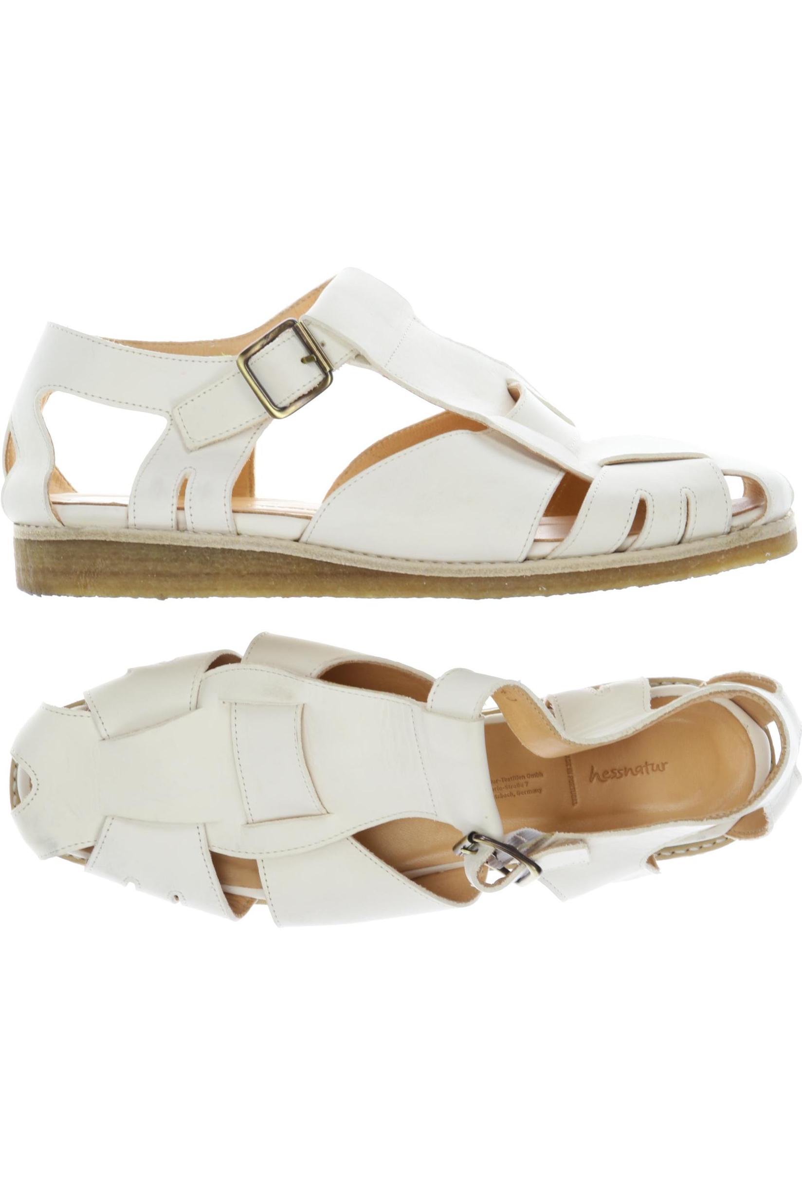 

hessnatur Damen Sandale, beige, Gr. 40