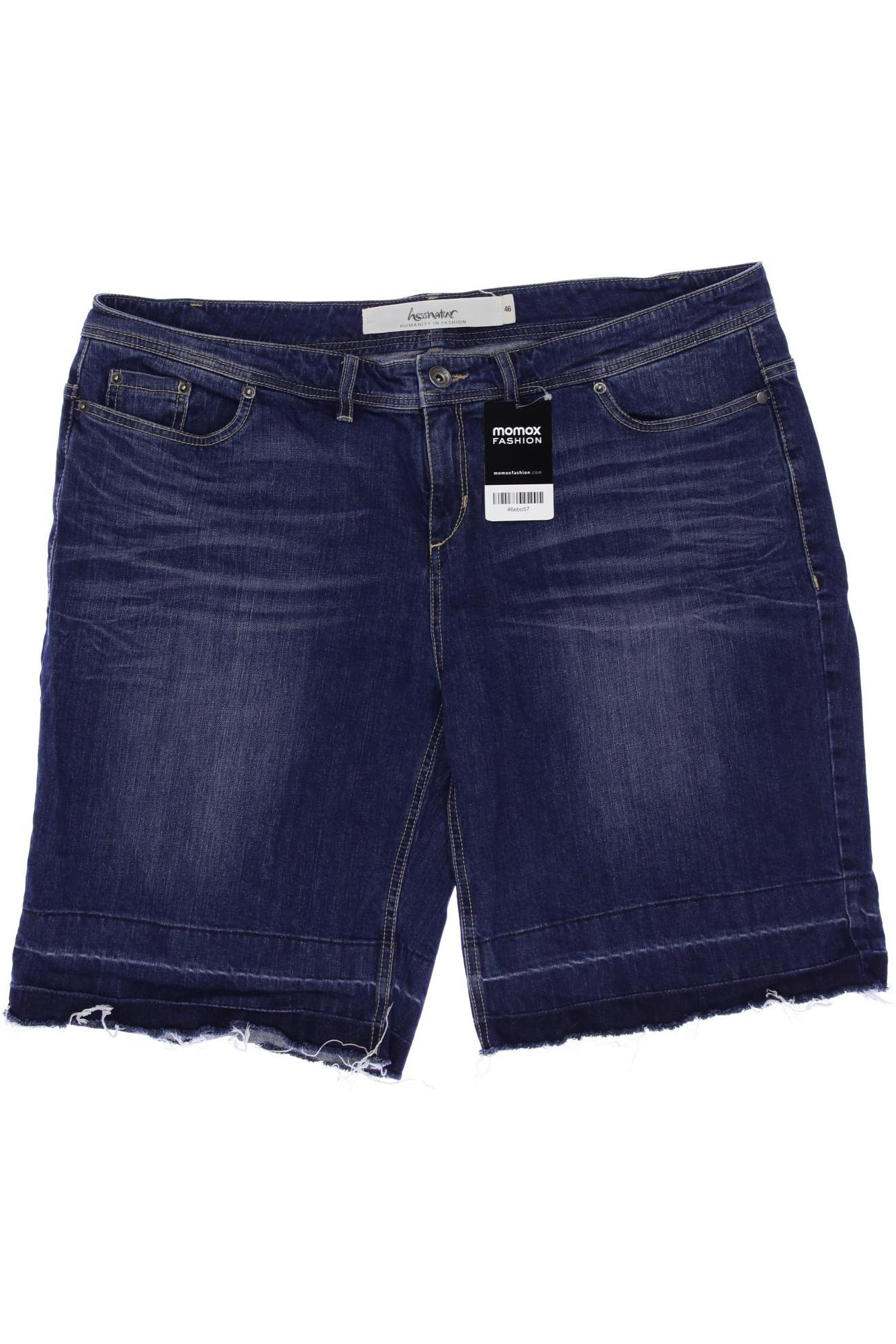 

hessnatur Damen Shorts, blau, Gr. 46