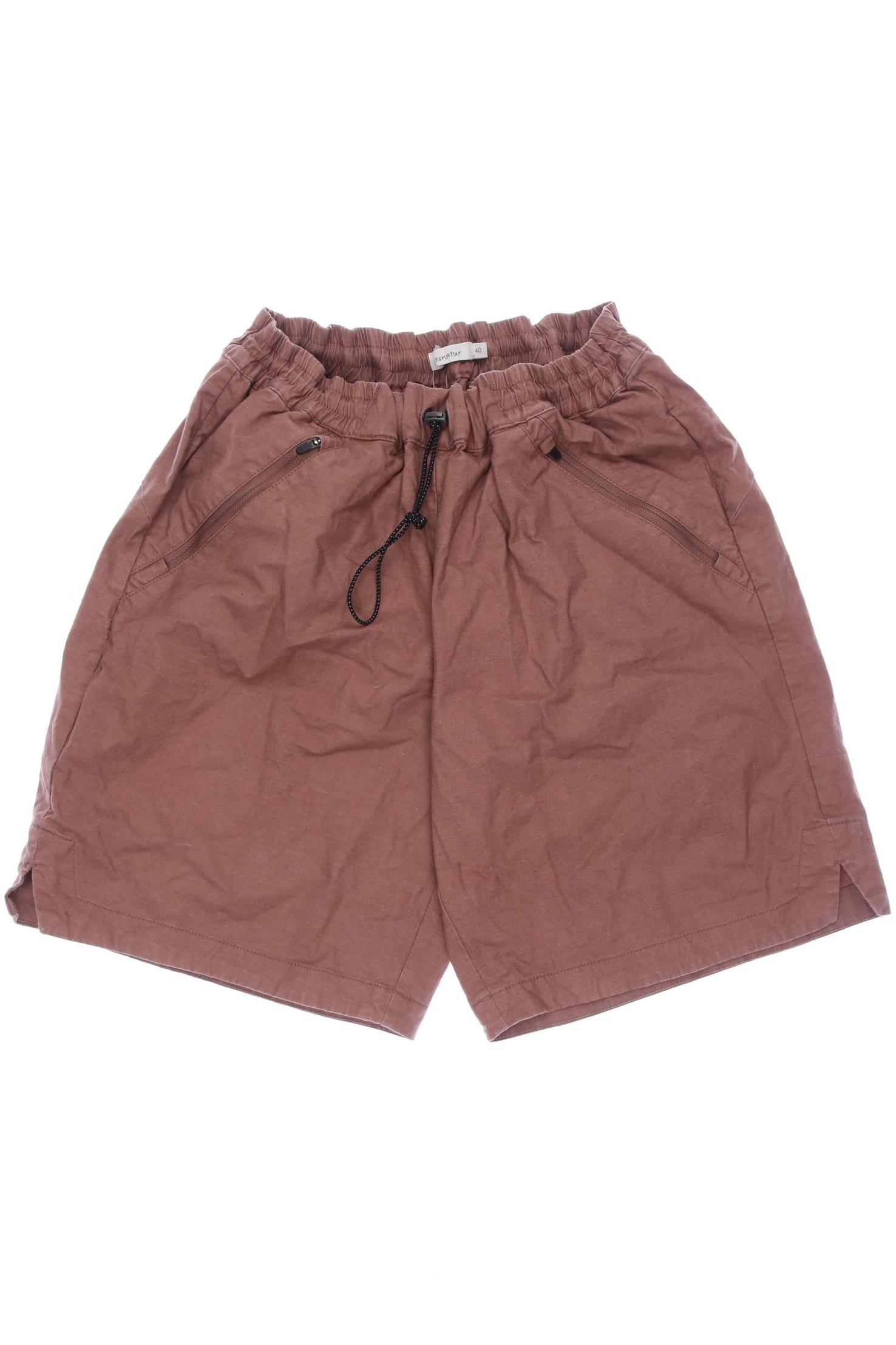 

hessnatur Damen Shorts, braun, Gr. 40