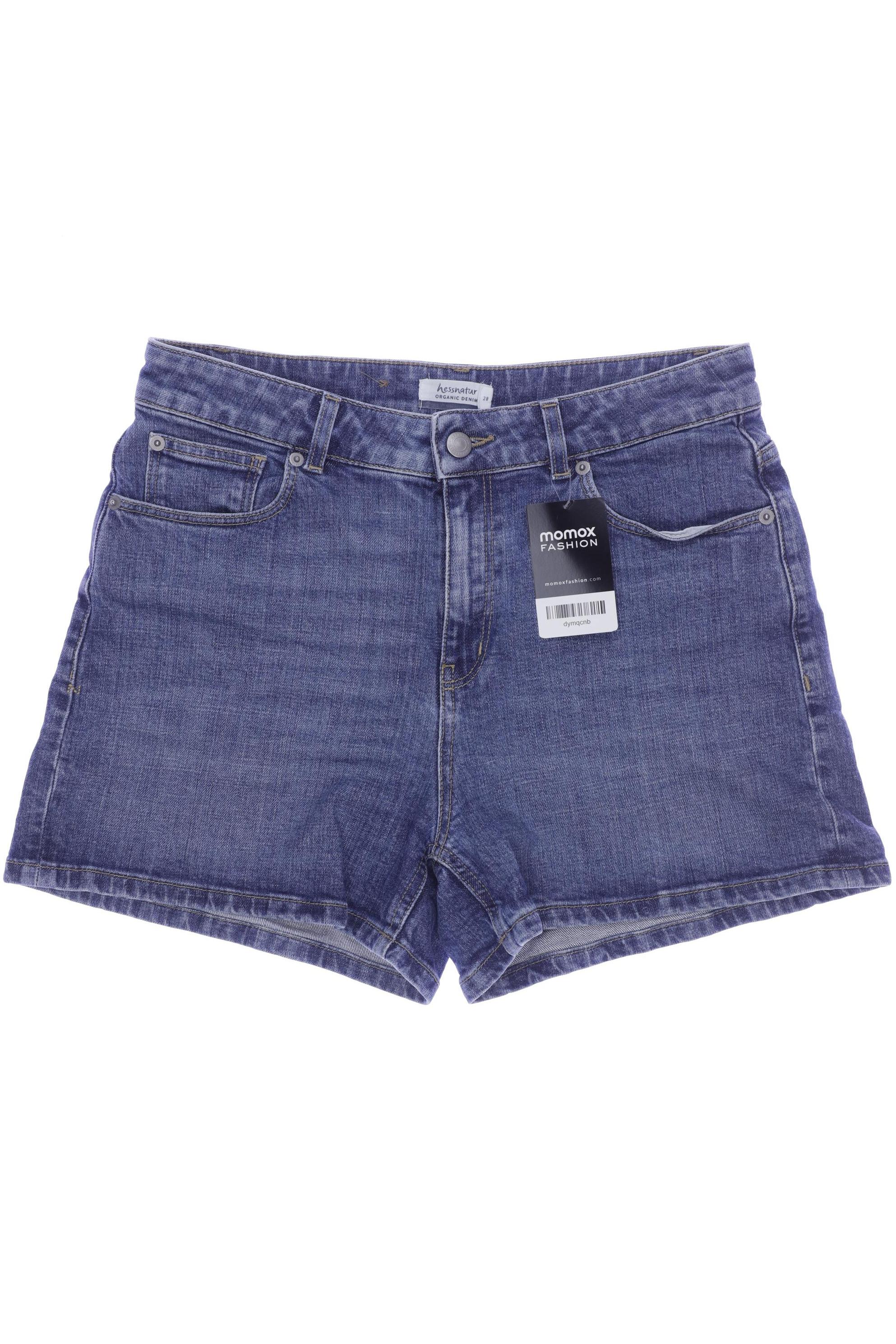 

hessnatur Damen Shorts, blau, Gr. 28