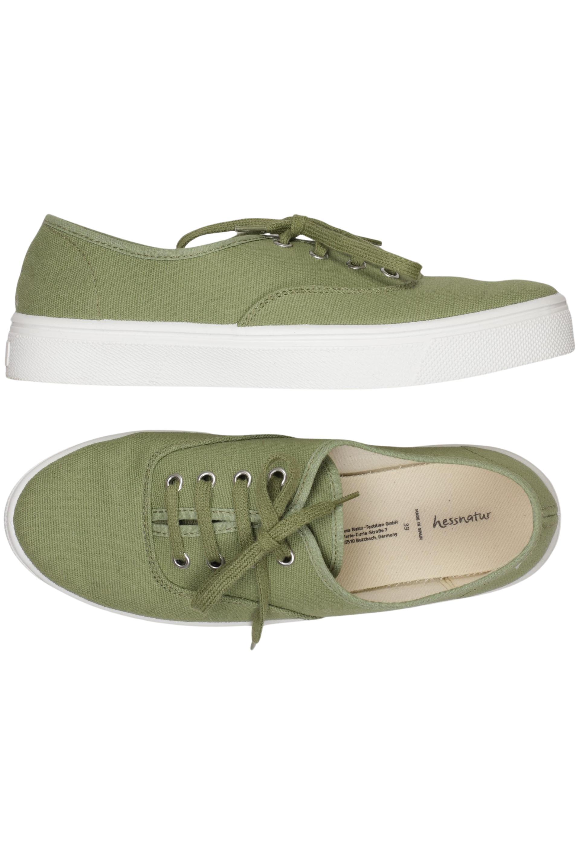 

hessnatur Damen Sneakers, grün, Gr. 39
