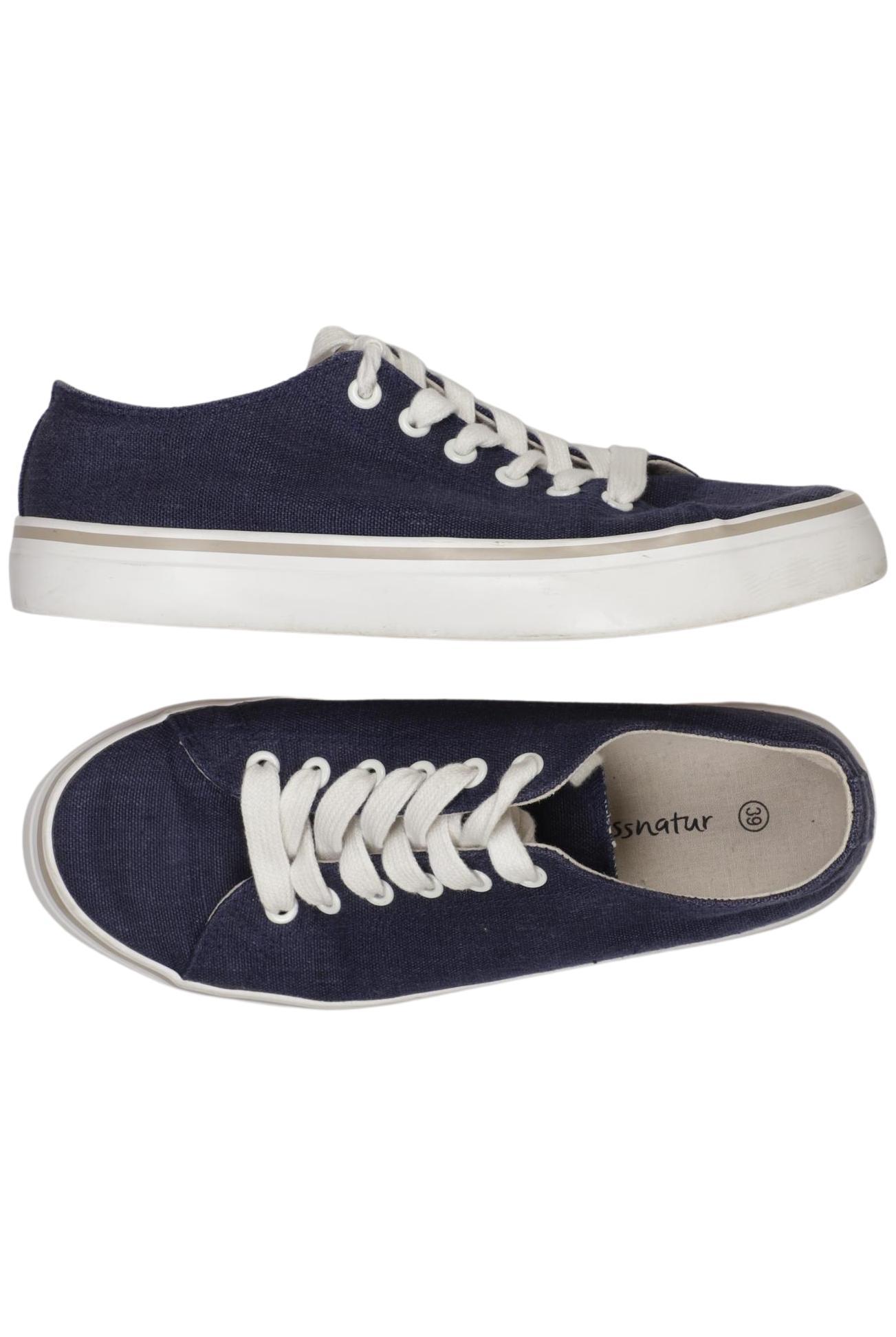 

hessnatur Damen Sneakers, marineblau, Gr. 39