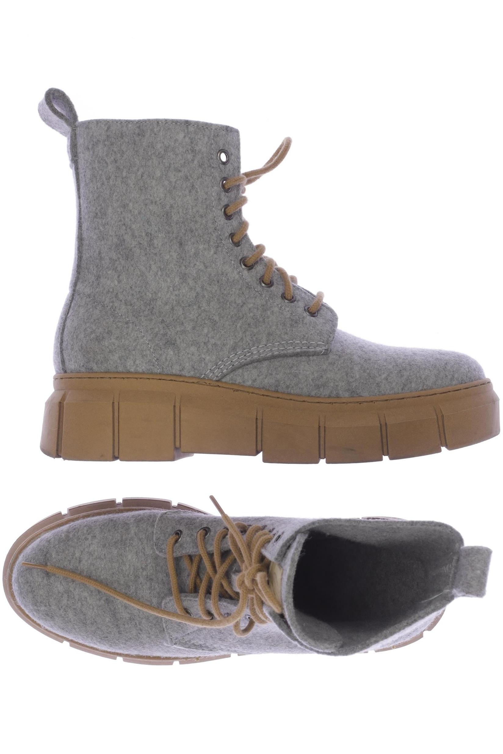 

hessnatur Damen Stiefelette, grau, Gr. 38