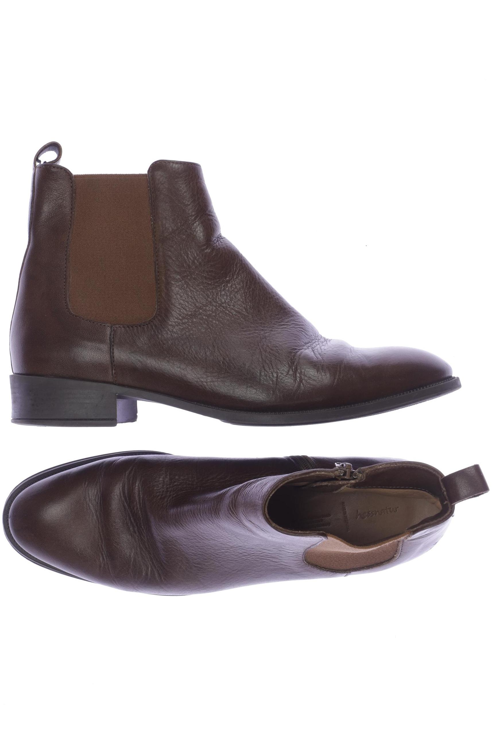 

hessnatur Damen Stiefelette, braun, Gr. 40
