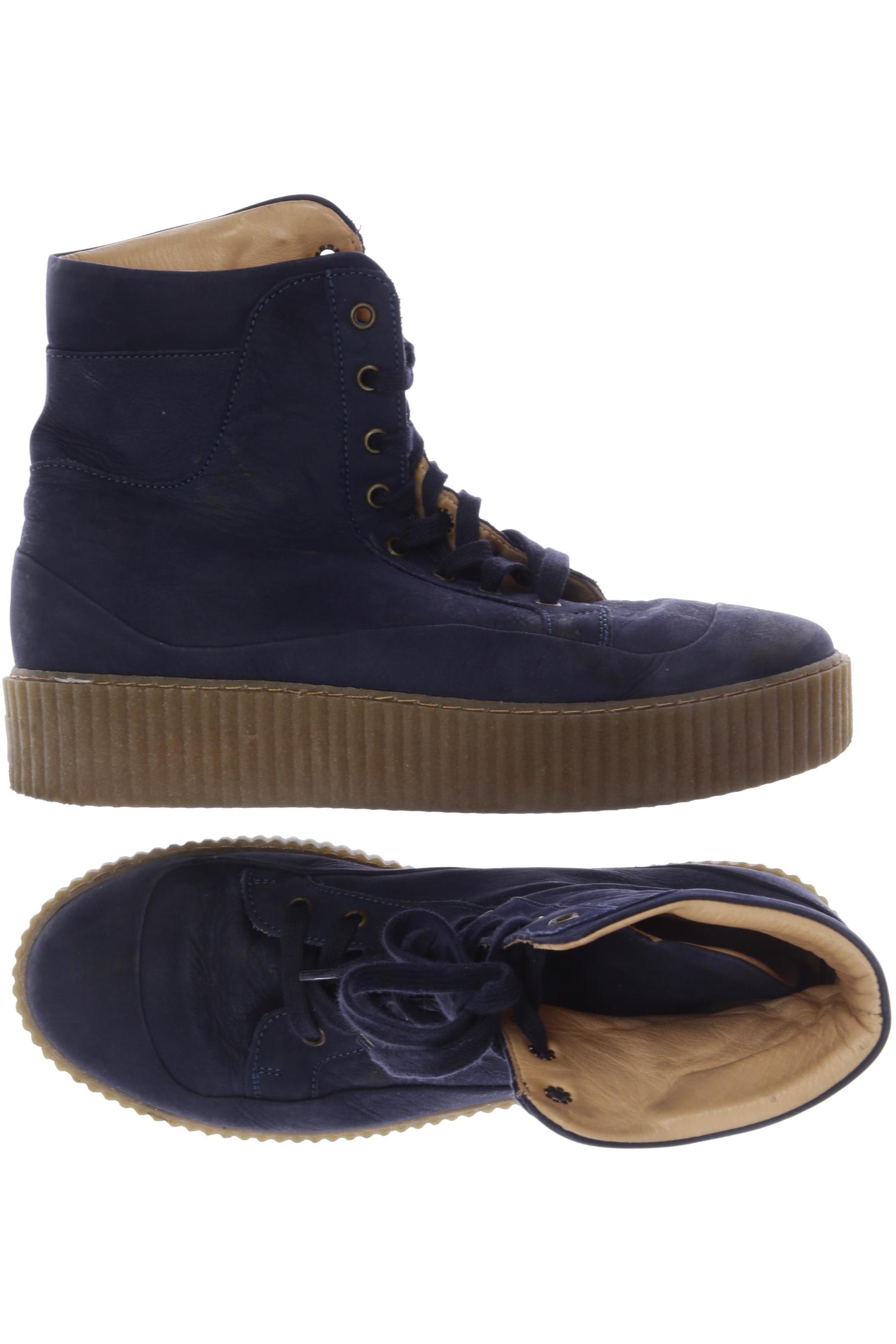 

hessnatur Damen Stiefelette, marineblau, Gr. 41