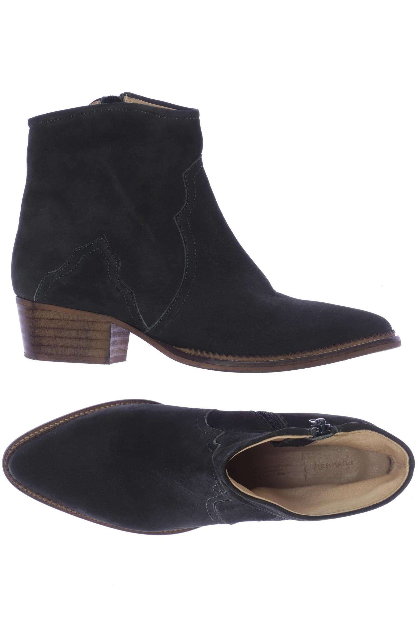 

hessnatur Damen Stiefelette, grün, Gr. 39