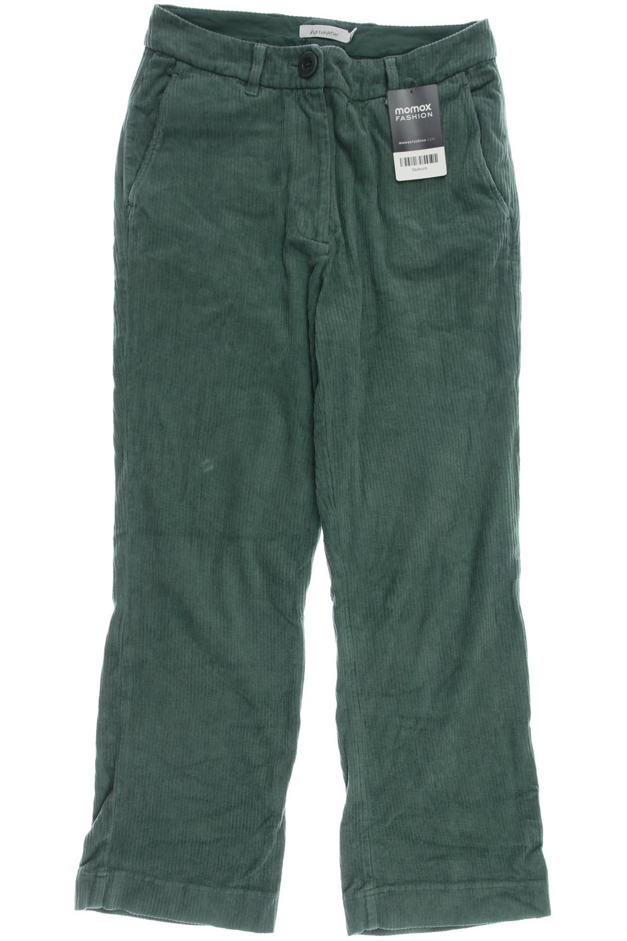 

hessnatur Damen Stoffhose, grün, Gr. 34