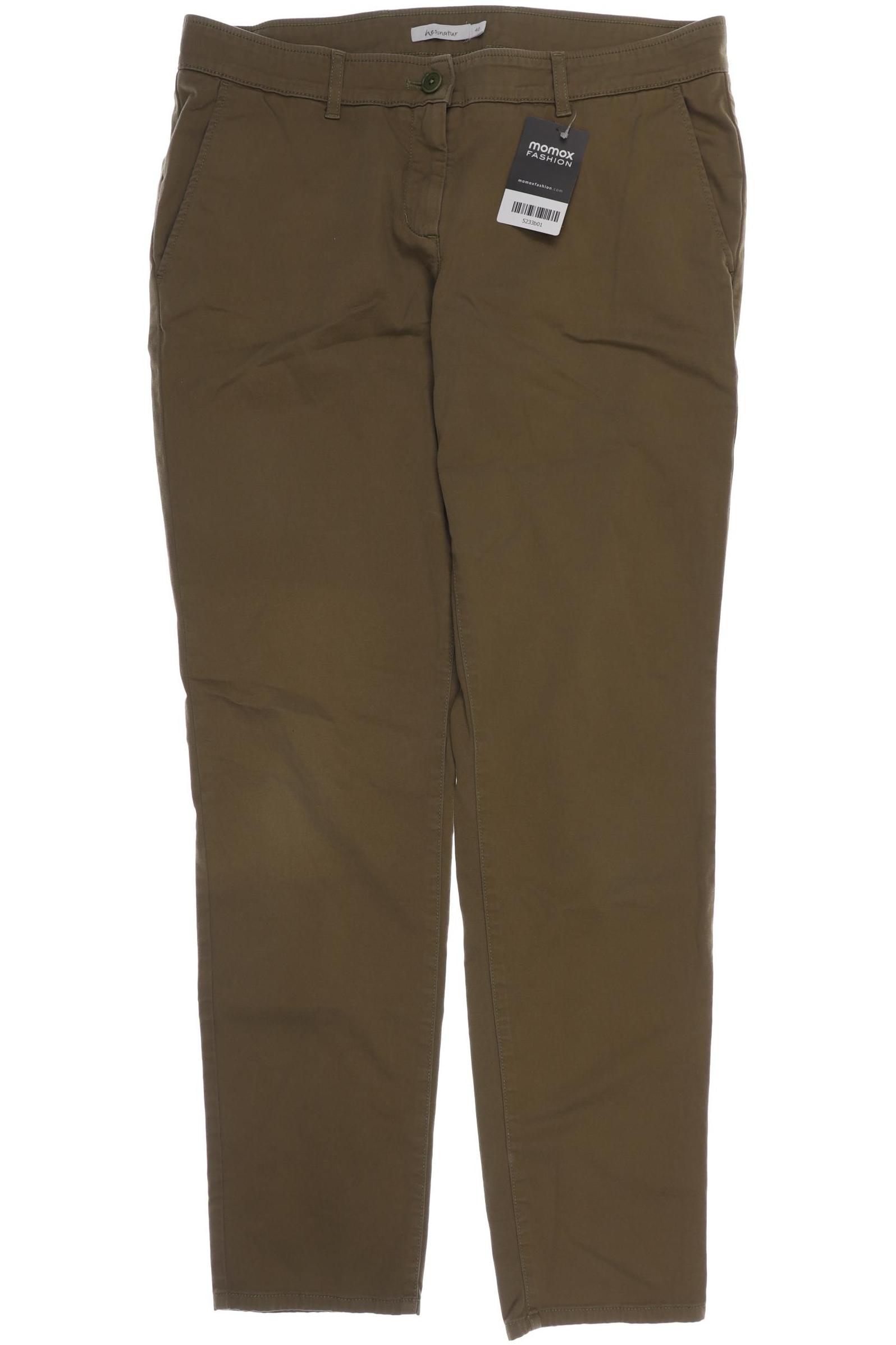 

hessnatur Damen Stoffhose, grün, Gr. 40