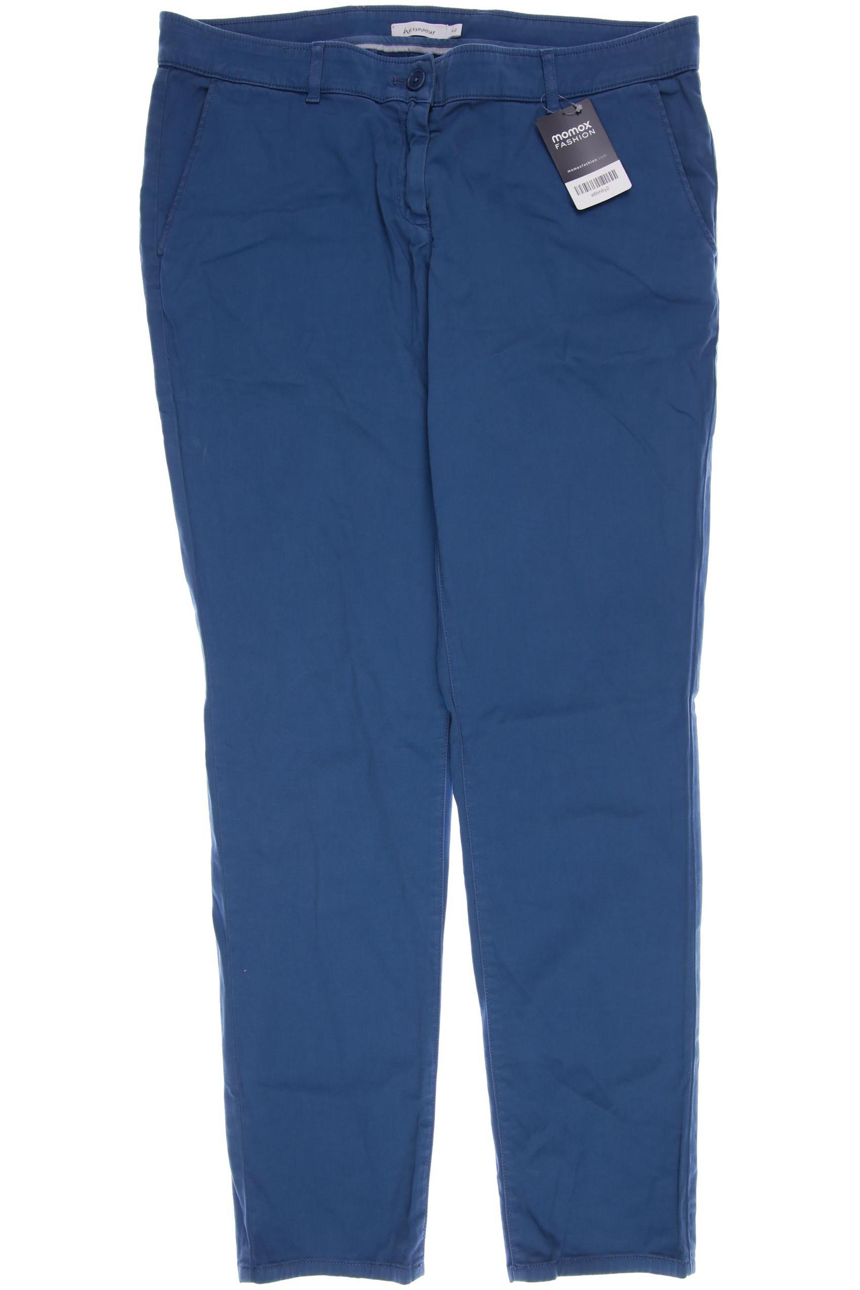 

hessnatur Damen Stoffhose, blau, Gr. 42