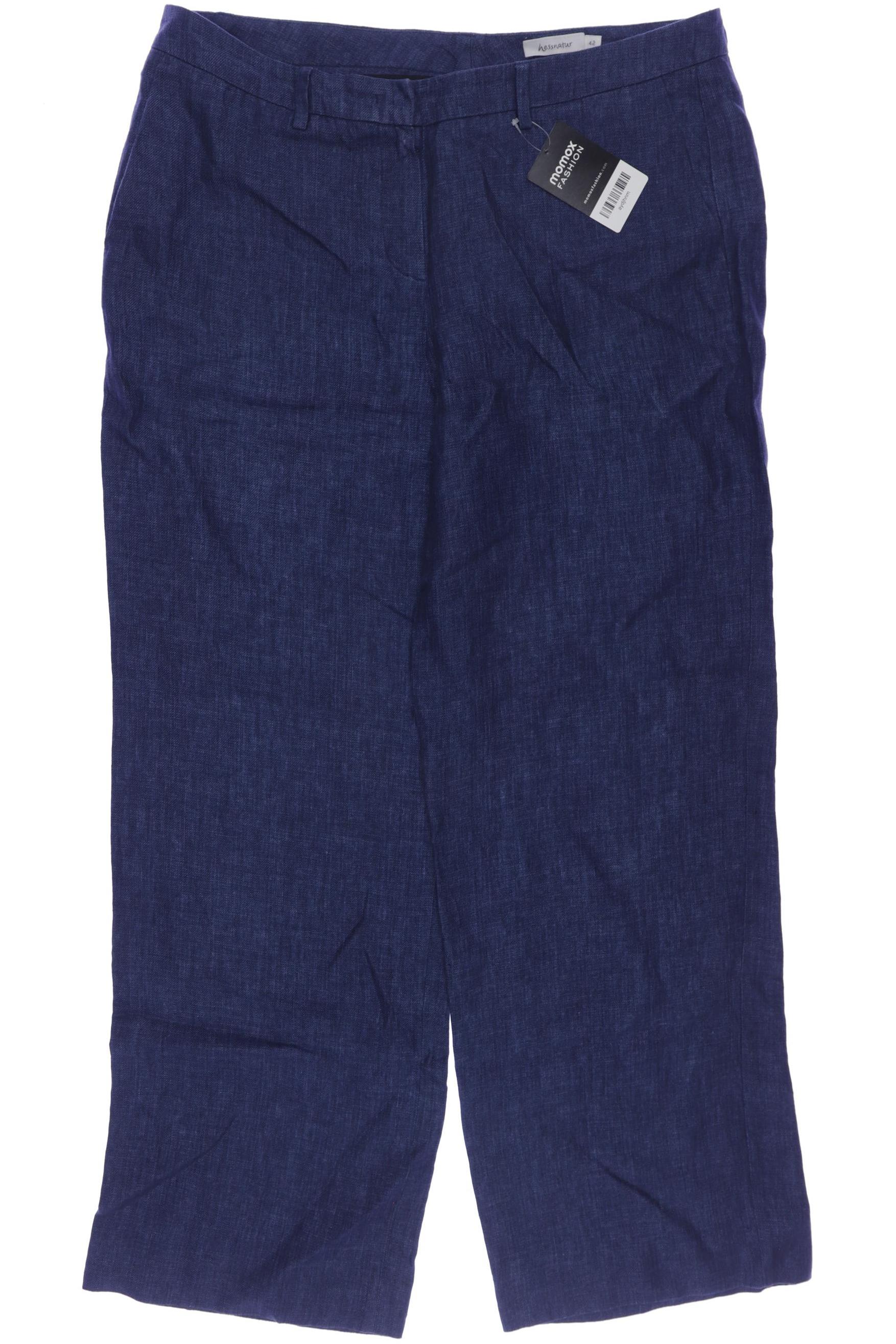 

hessnatur Damen Stoffhose, blau, Gr. 42
