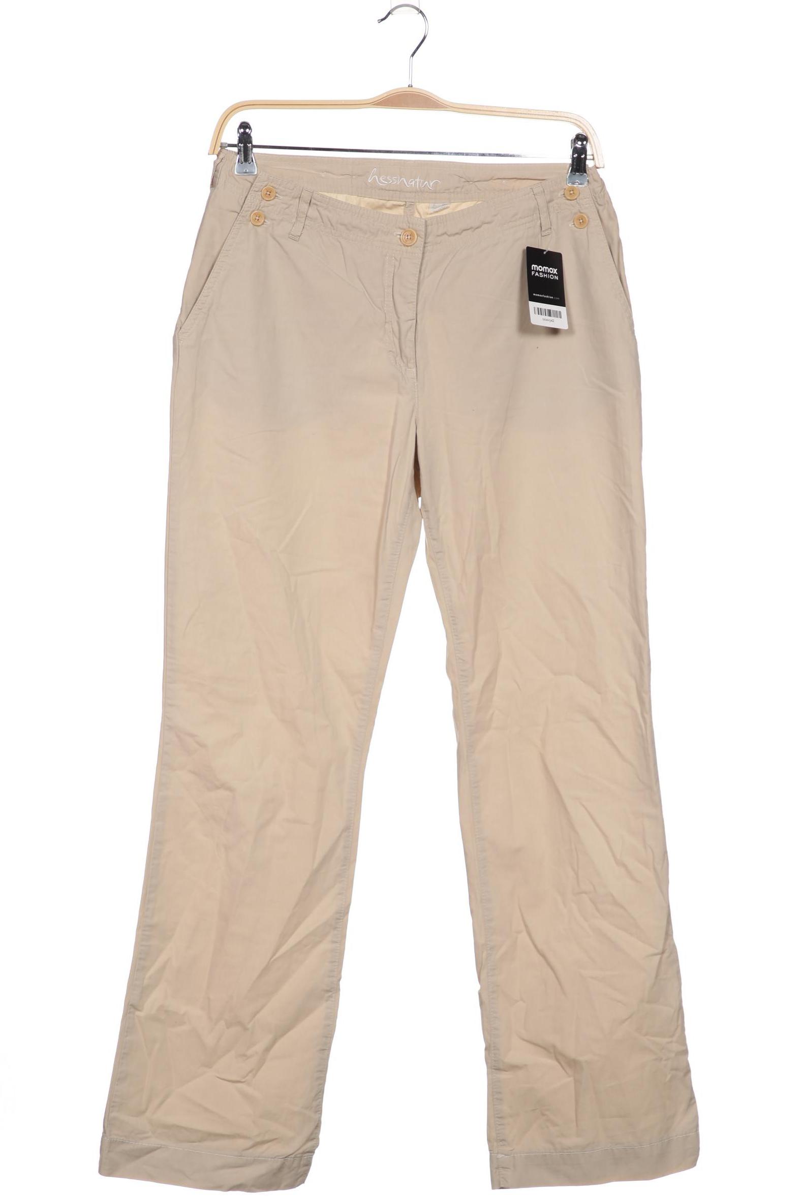 

hessnatur Damen Stoffhose, beige, Gr. 42