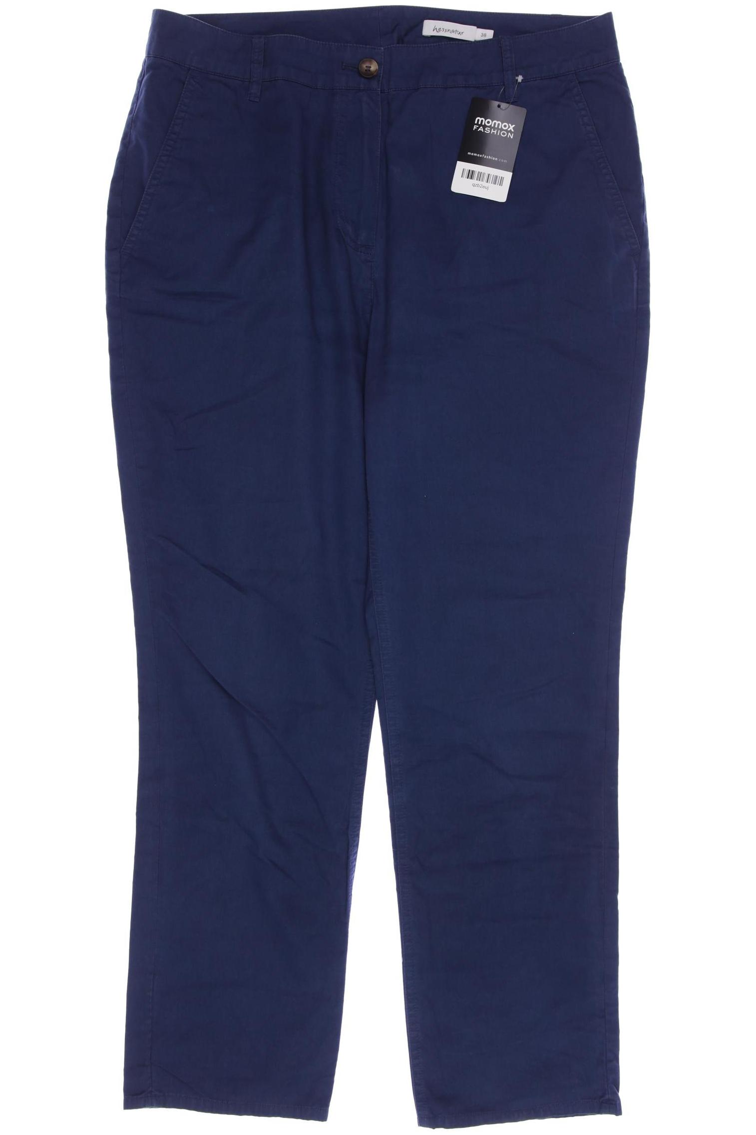 

hessnatur Damen Stoffhose, blau, Gr. 38