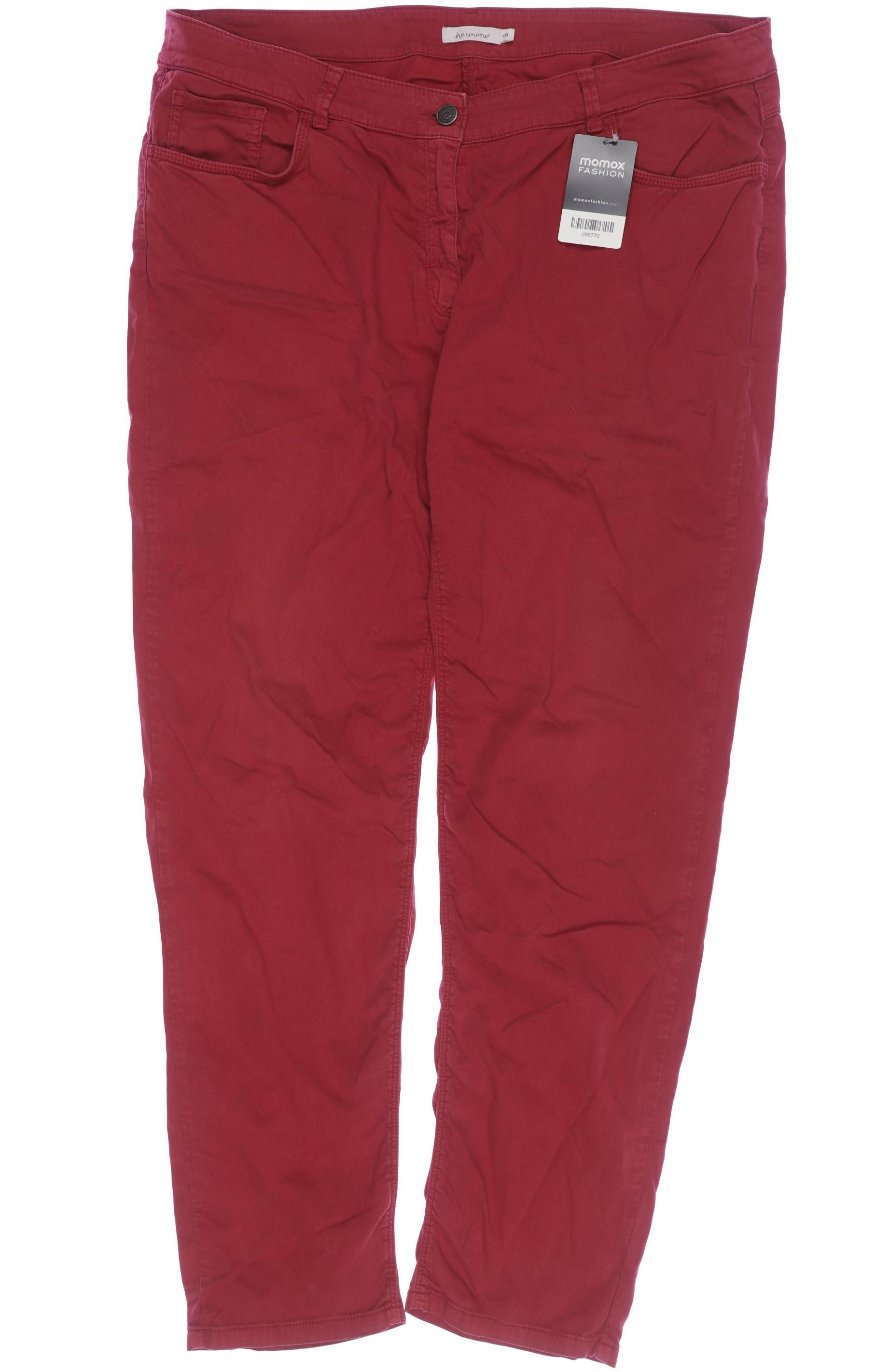 

hessnatur Damen Stoffhose, rot, Gr. 48