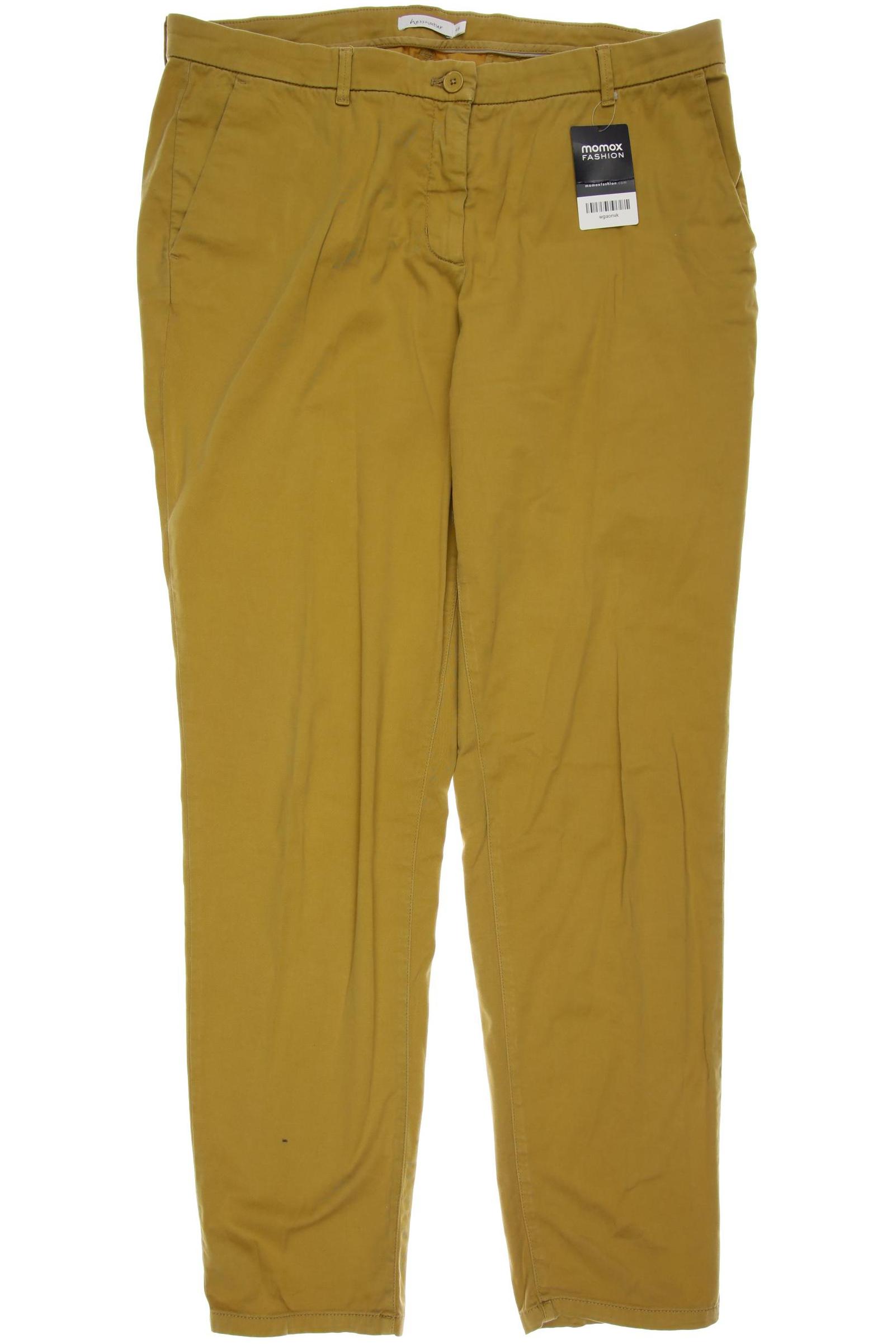 

hessnatur Damen Stoffhose, gelb, Gr. 46