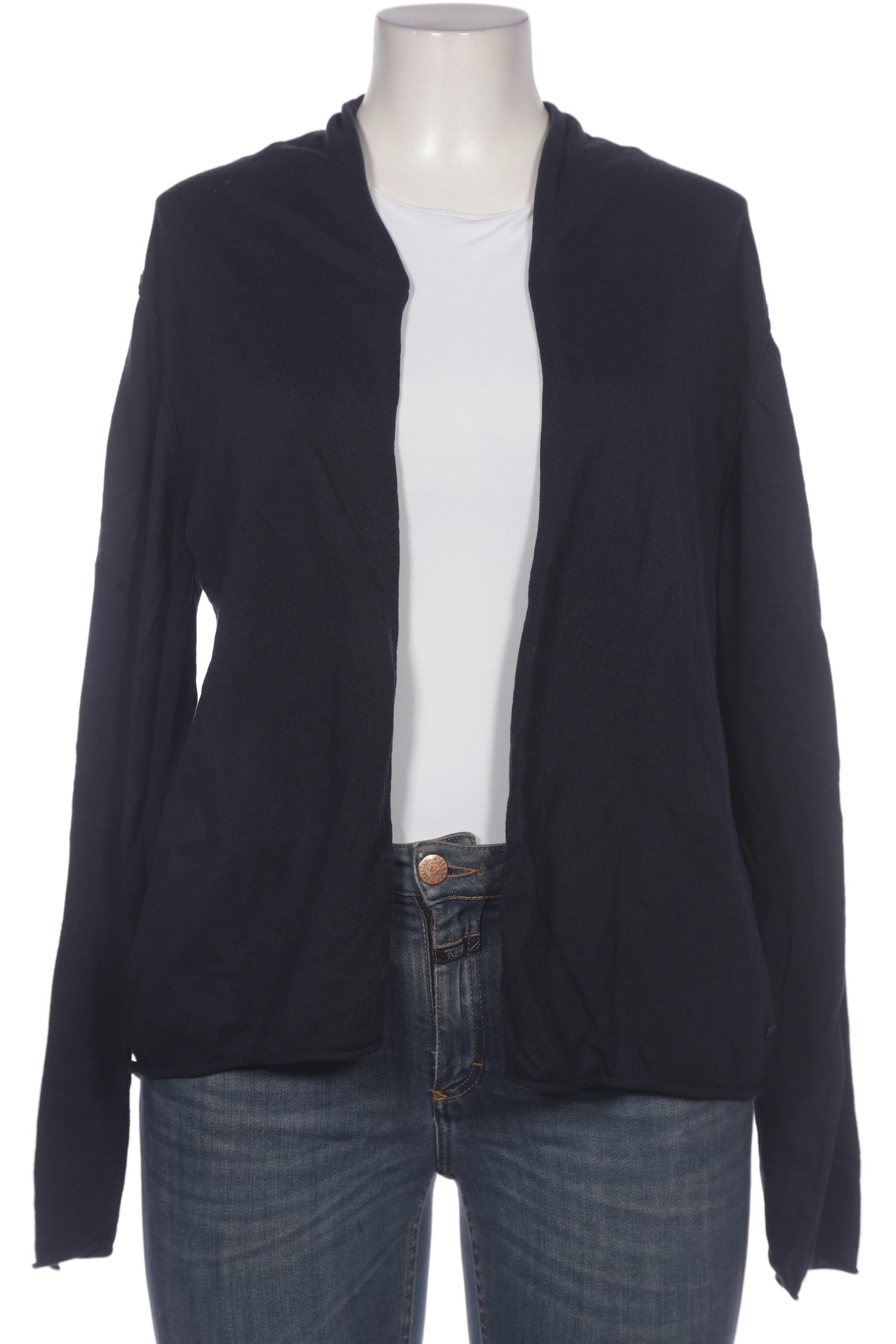 

hessnatur Damen Strickjacke, marineblau, Gr. 46