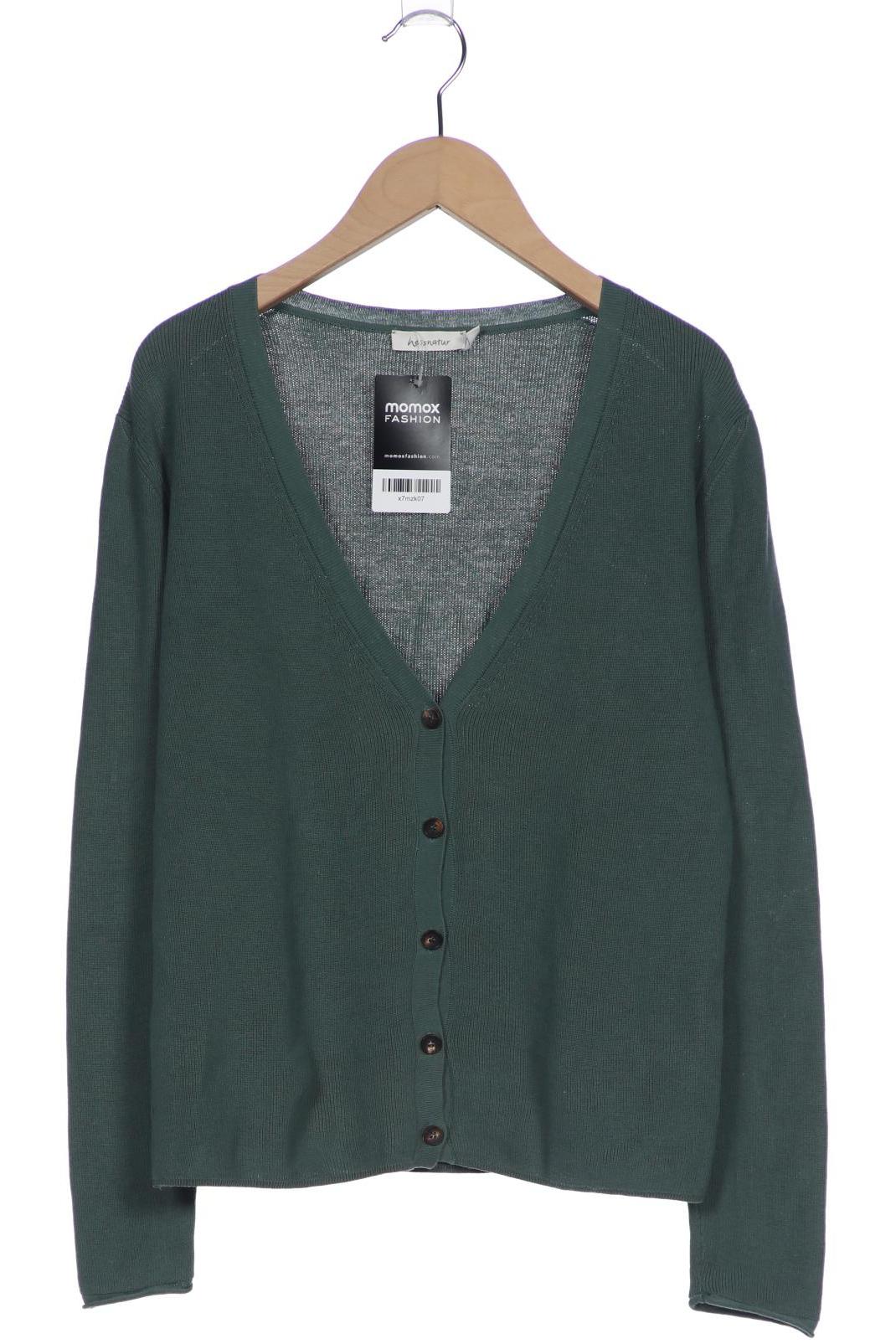 

hessnatur Damen Strickjacke, grün, Gr. 34