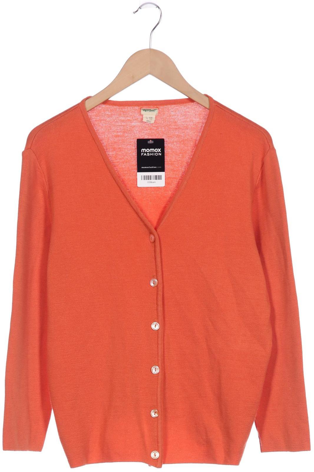 

hessnatur Damen Strickjacke, orange, Gr. 44