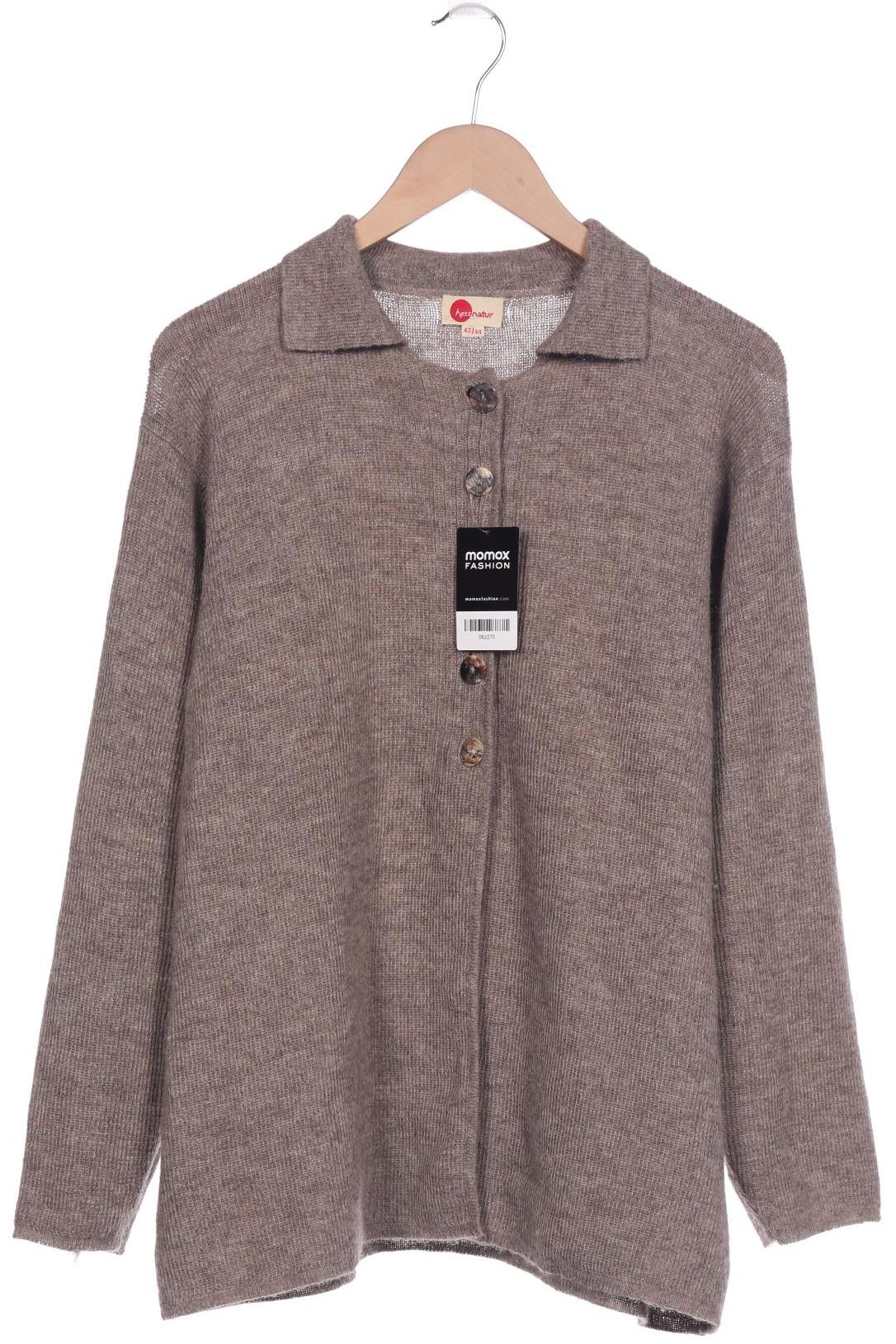 

hessnatur Damen Strickjacke, braun, Gr. 42