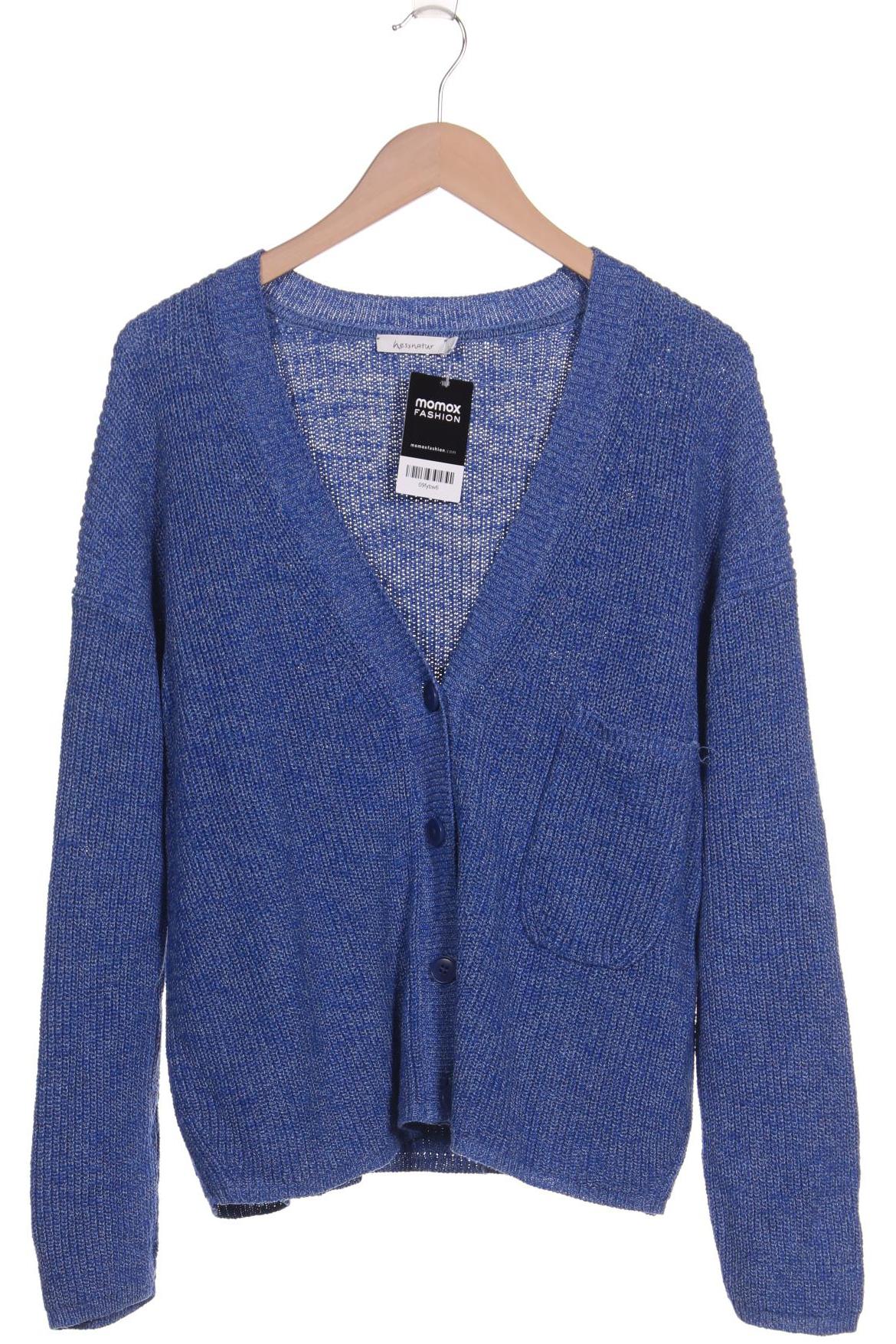 

hessnatur Damen Strickjacke, blau, Gr. 42