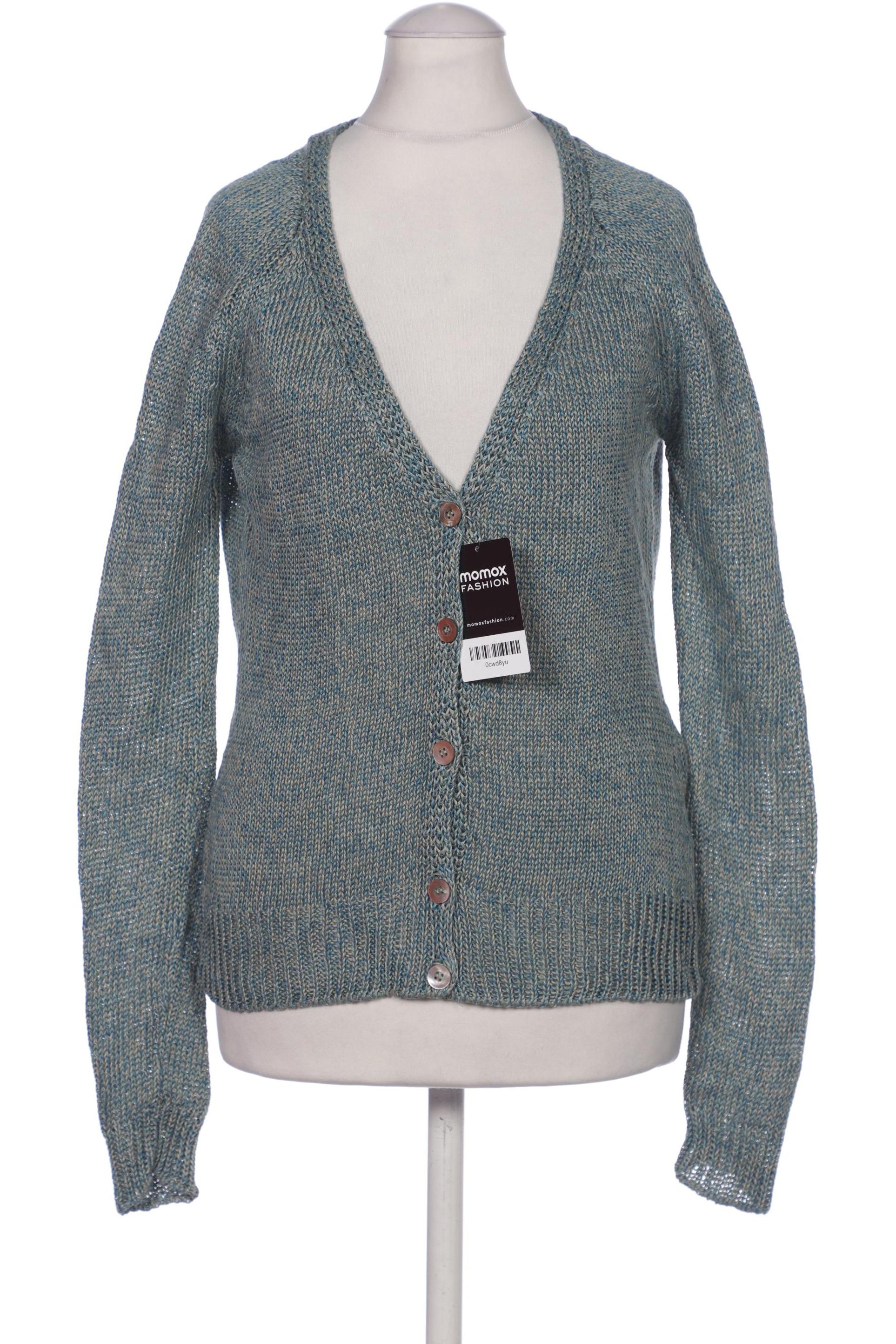 

hessnatur Damen Strickjacke, blau, Gr. 34
