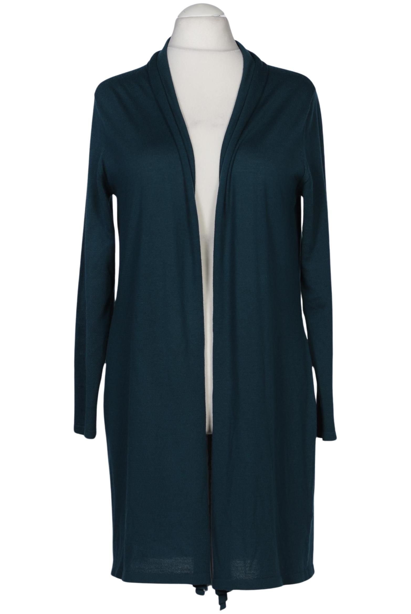 

hessnatur Damen Strickjacke, türkis, Gr. 44