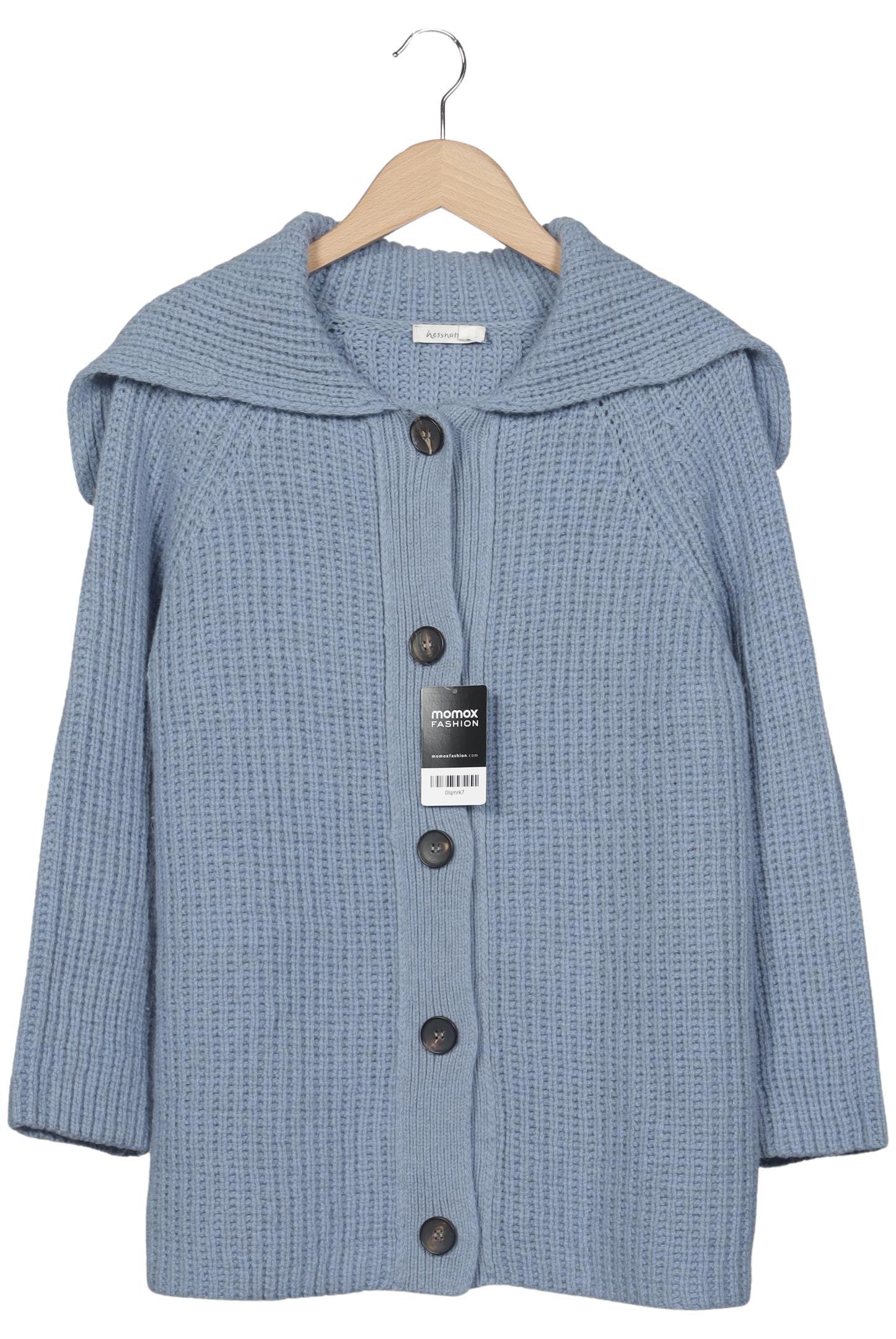 

hessnatur Damen Strickjacke, hellblau, Gr. 38