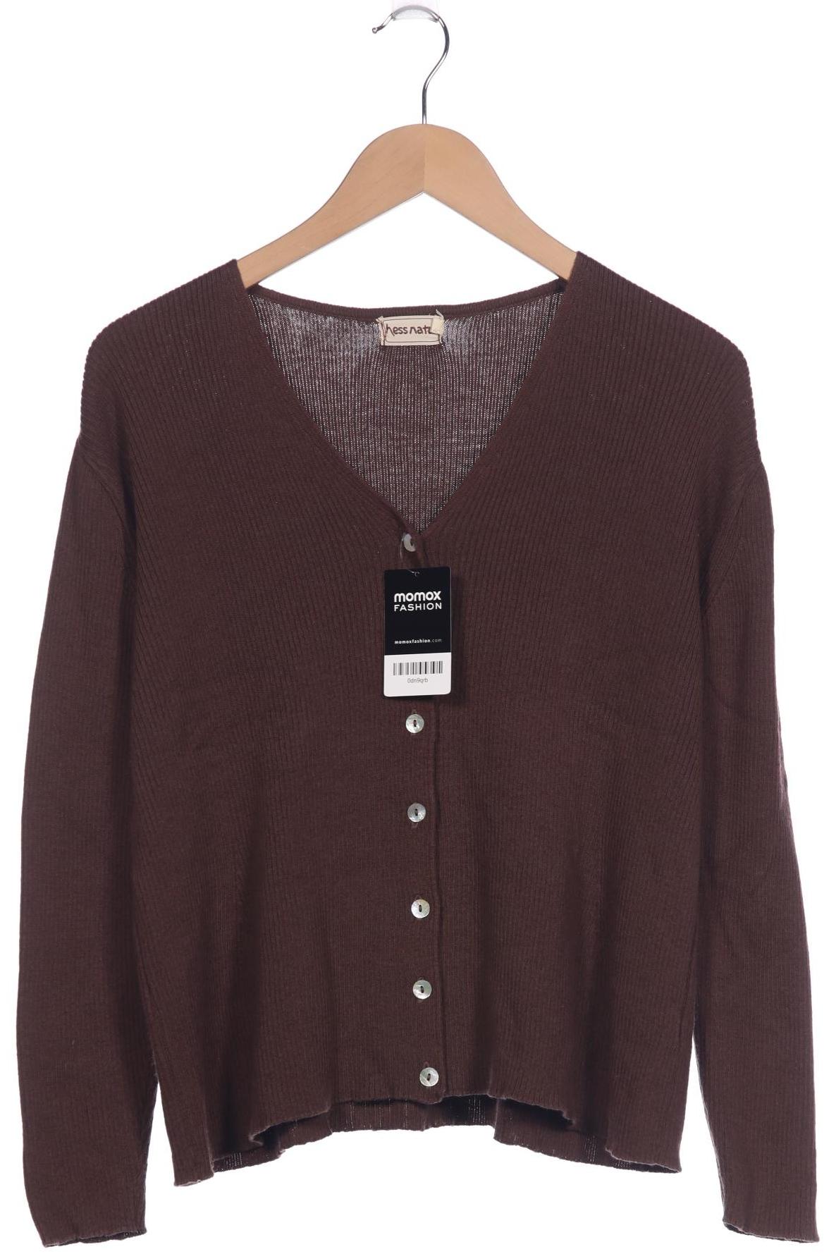 

hessnatur Damen Strickjacke, braun, Gr. 42