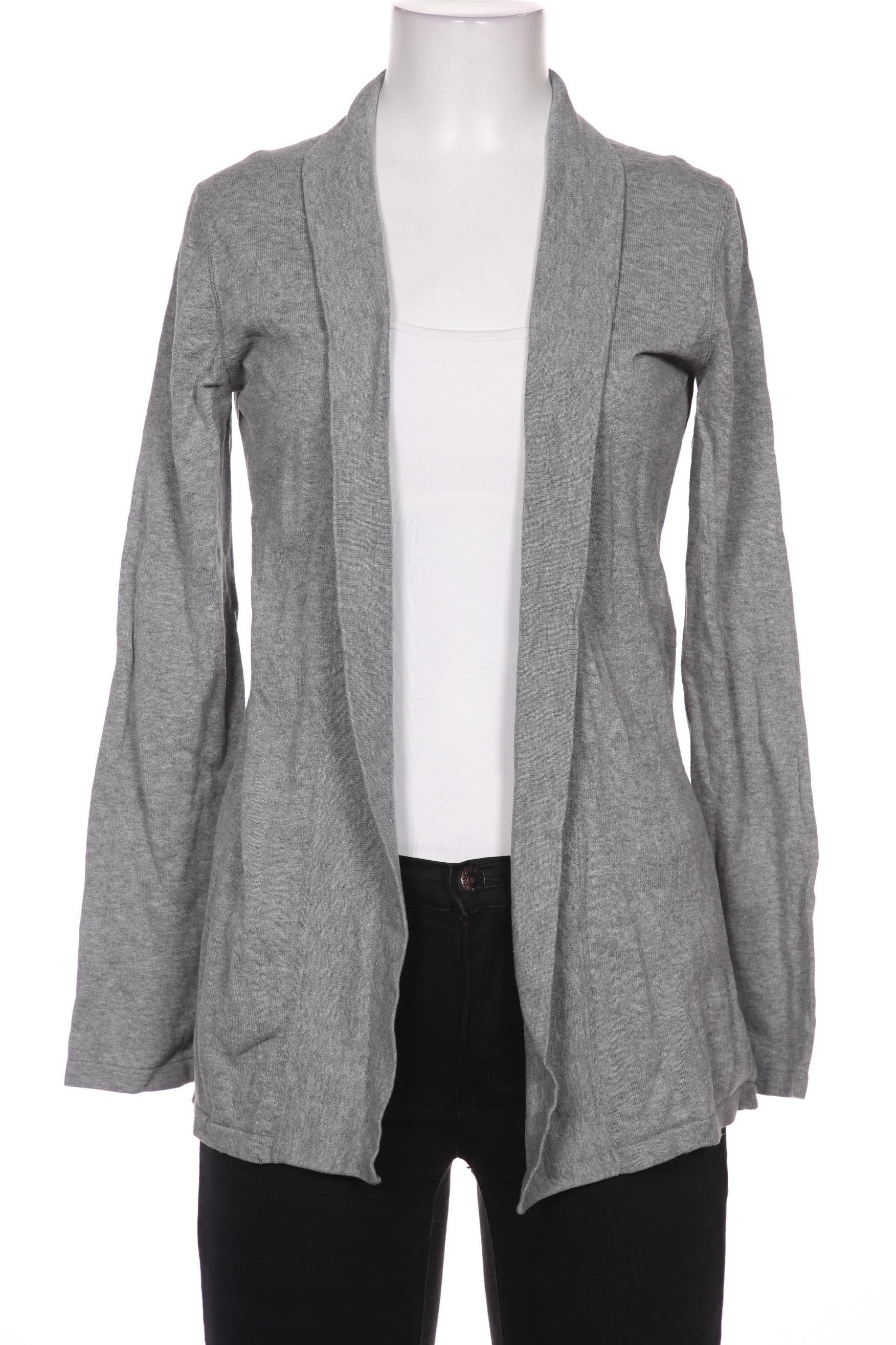 

hessnatur Damen Strickjacke, grau, Gr. 34