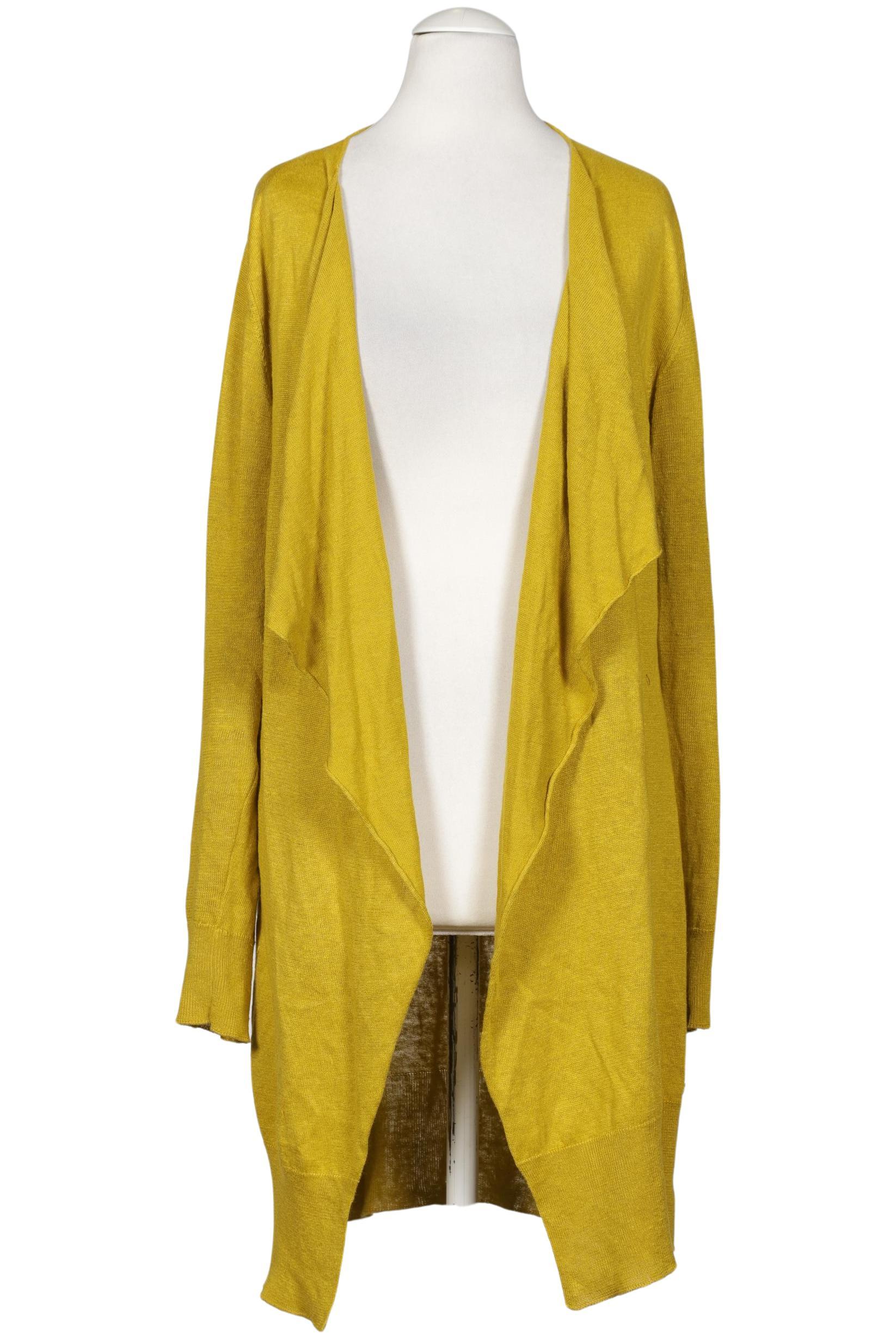 

hessnatur Damen Strickjacke, gelb, Gr. 34