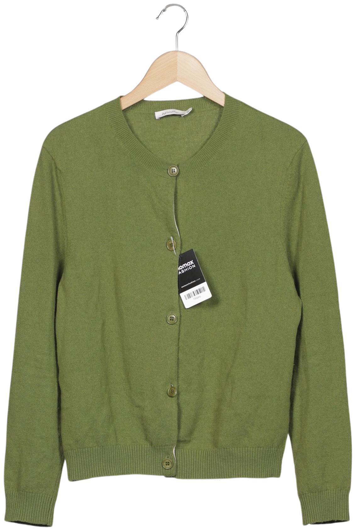 

hessnatur Damen Strickjacke, grün, Gr. 46