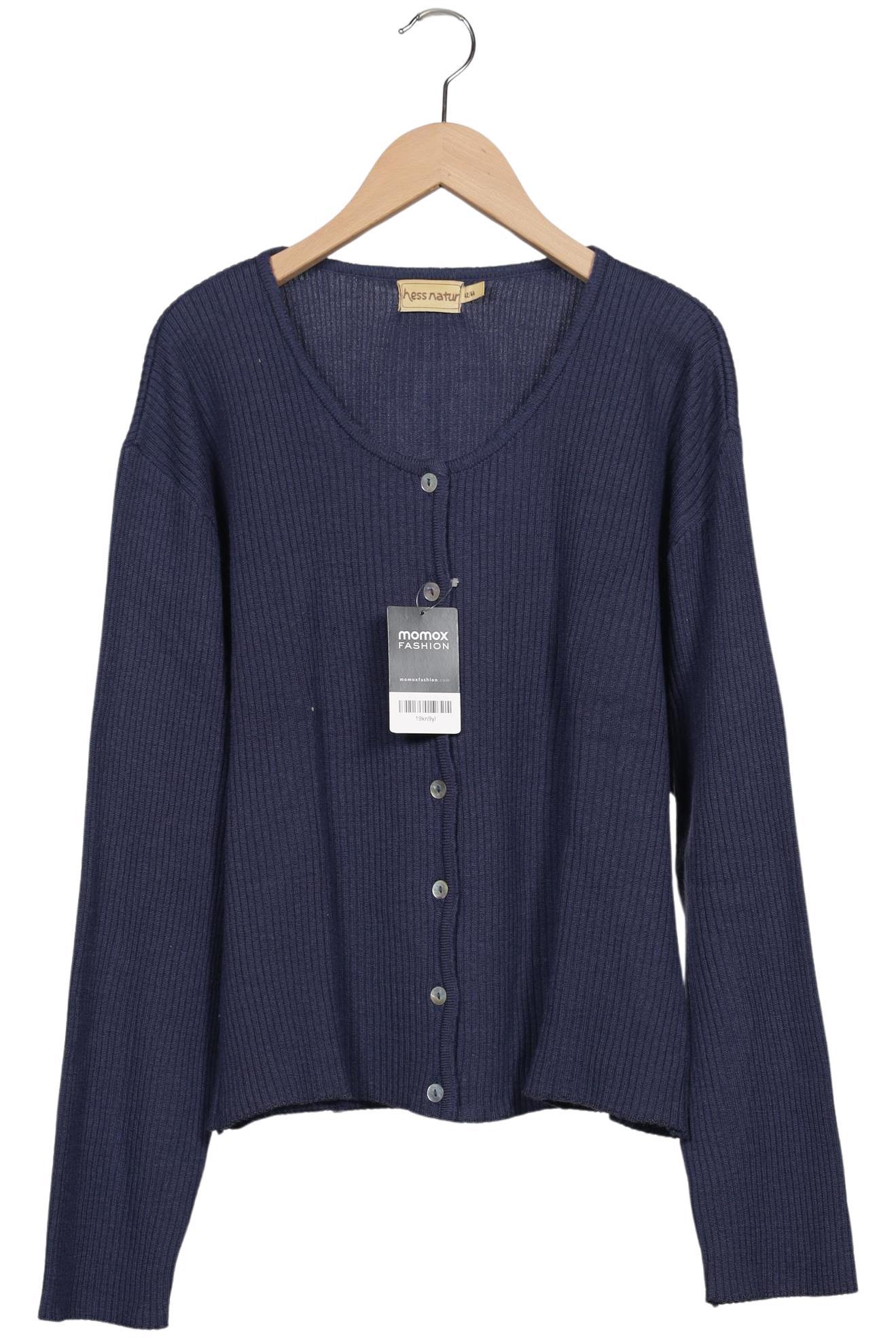 

hessnatur Damen Strickjacke, marineblau, Gr. 42
