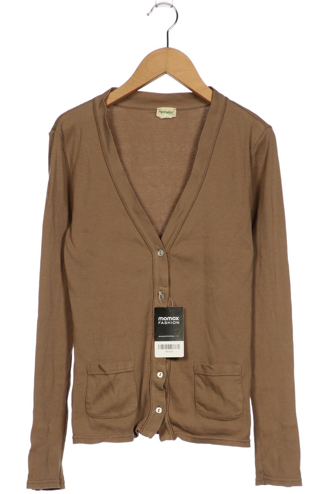 

hessnatur Damen Strickjacke, braun, Gr. 36
