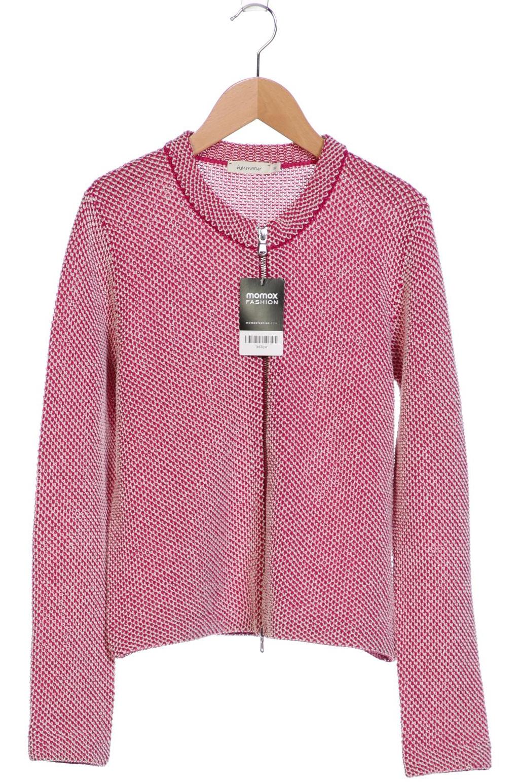 

hessnatur Damen Strickjacke, pink, Gr. 38