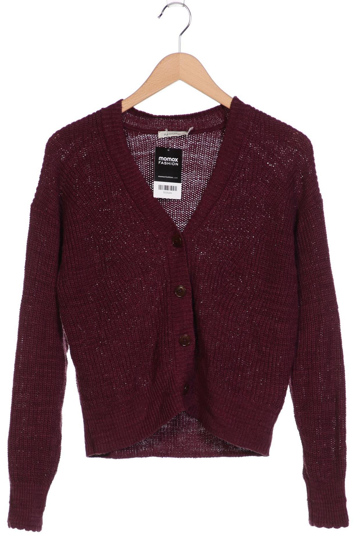 

hessnatur Damen Strickjacke, bordeaux, Gr. 36
