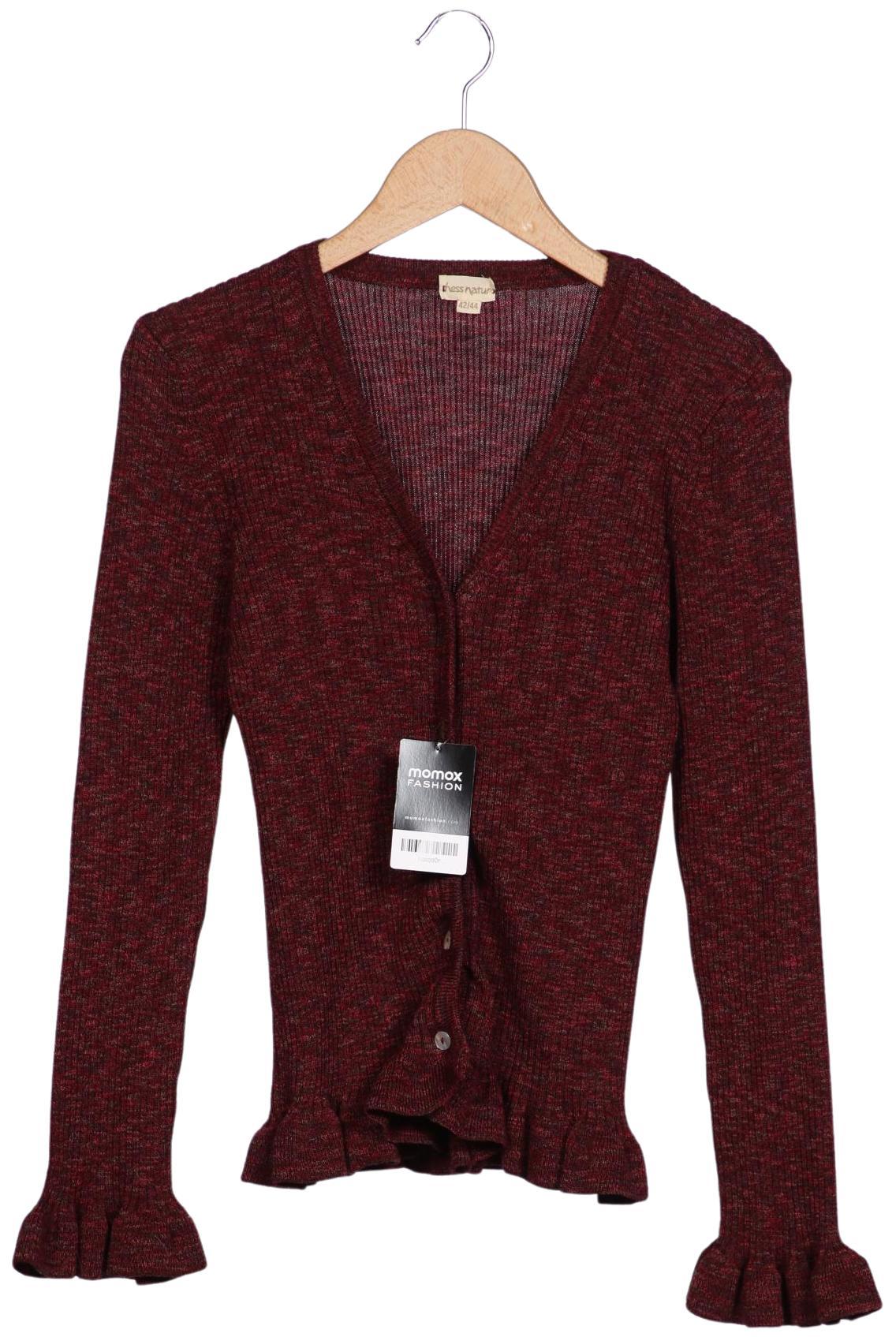 

hessnatur Damen Strickjacke, bordeaux, Gr. 42