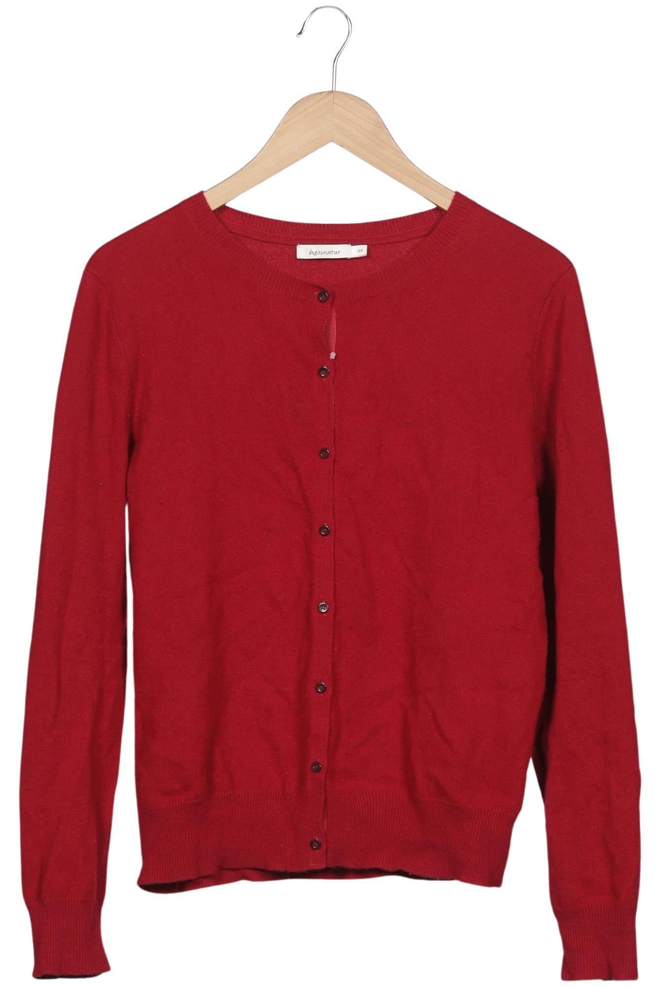 

hessnatur Damen Strickjacke, rot, Gr. 44