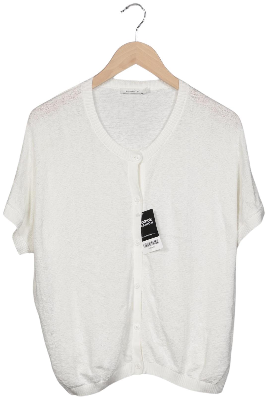 

hessnatur Damen Strickjacke, weiß, Gr. 42