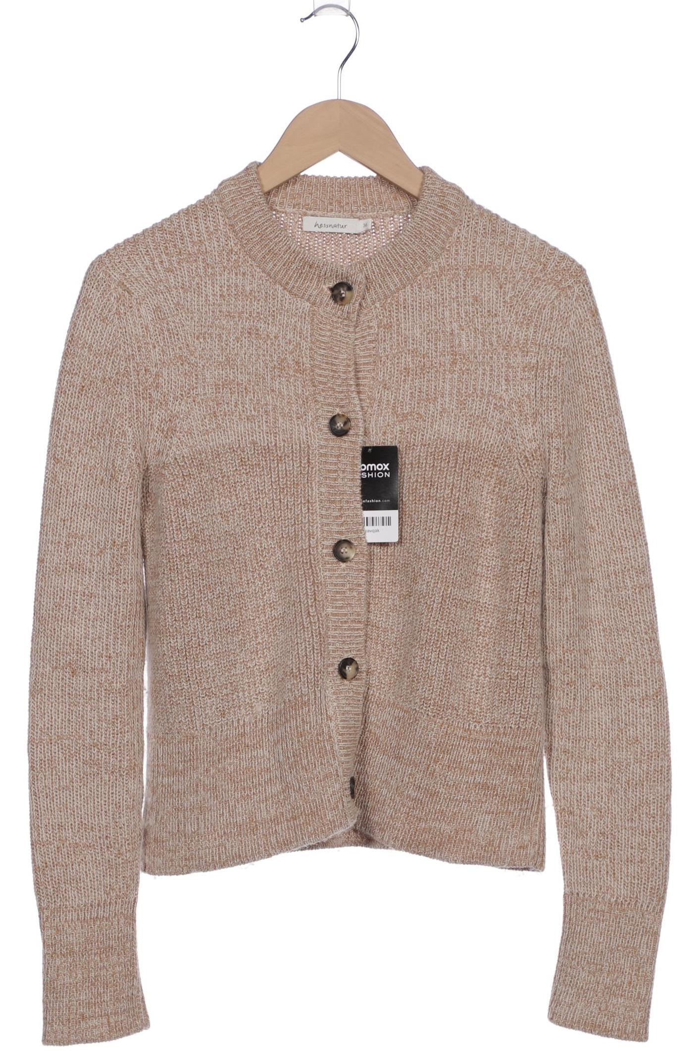 

hessnatur Damen Strickjacke, beige, Gr. 36