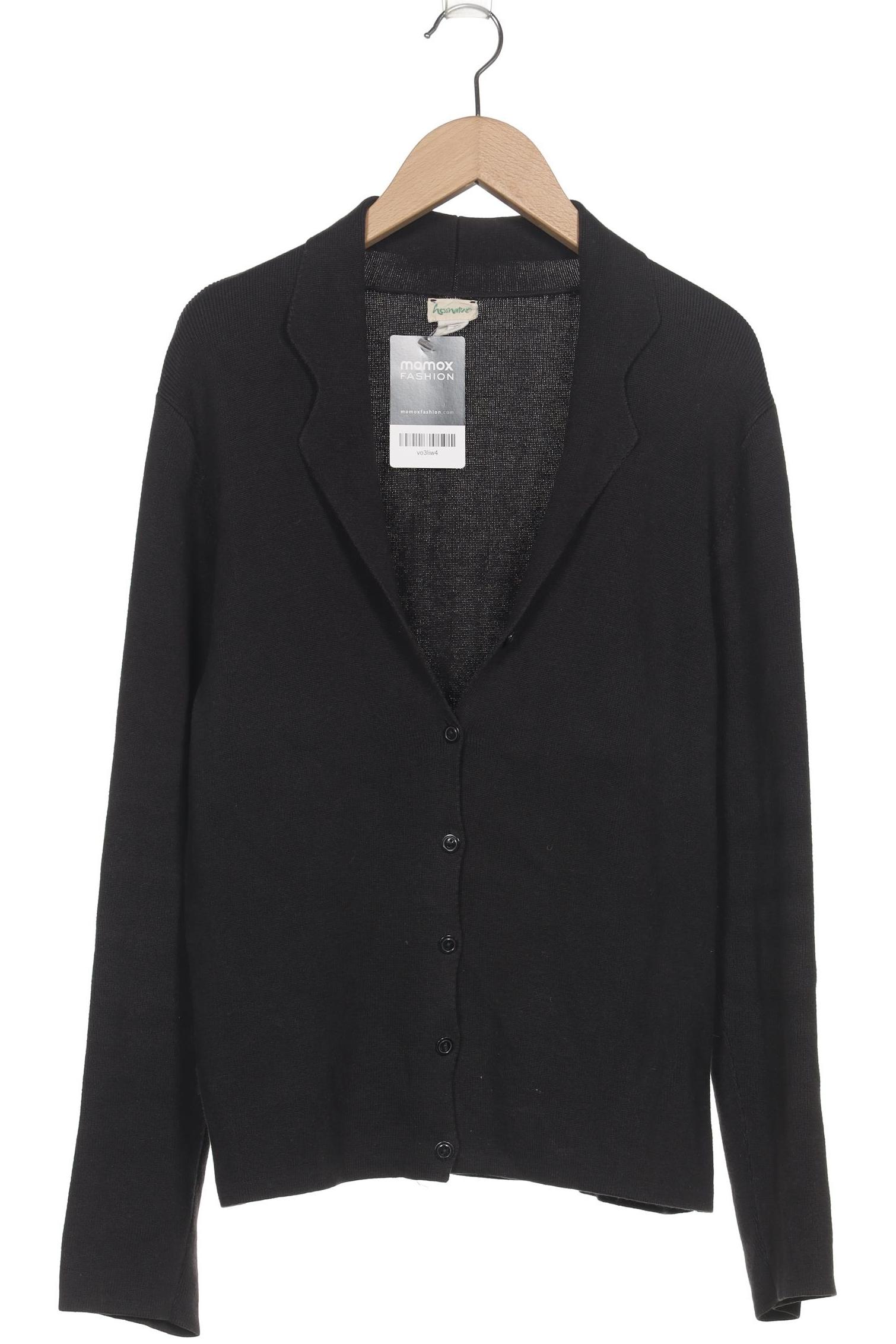 

hessnatur Damen Strickjacke, schwarz, Gr. 40