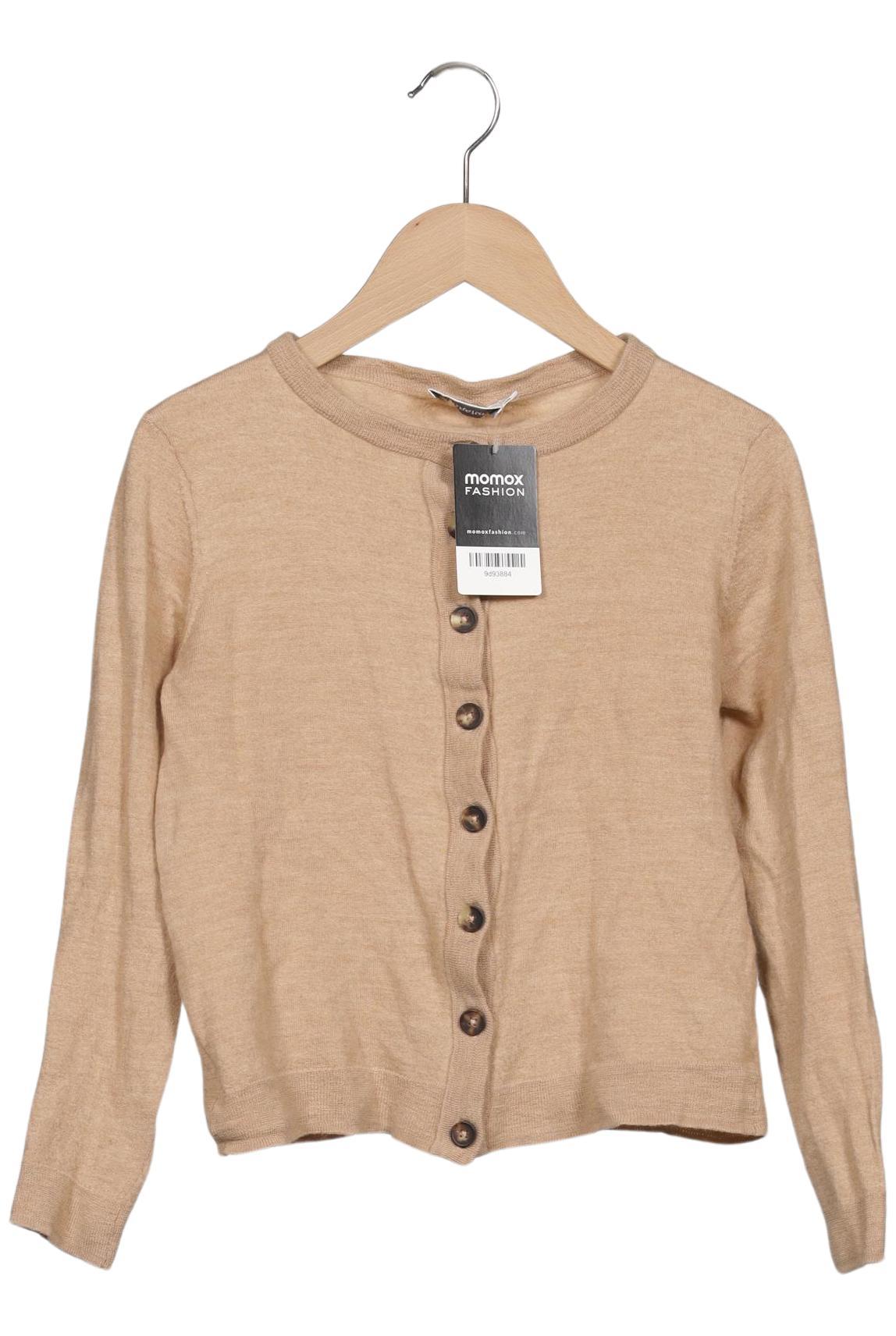 

hessnatur Damen Strickjacke, beige, Gr. 36