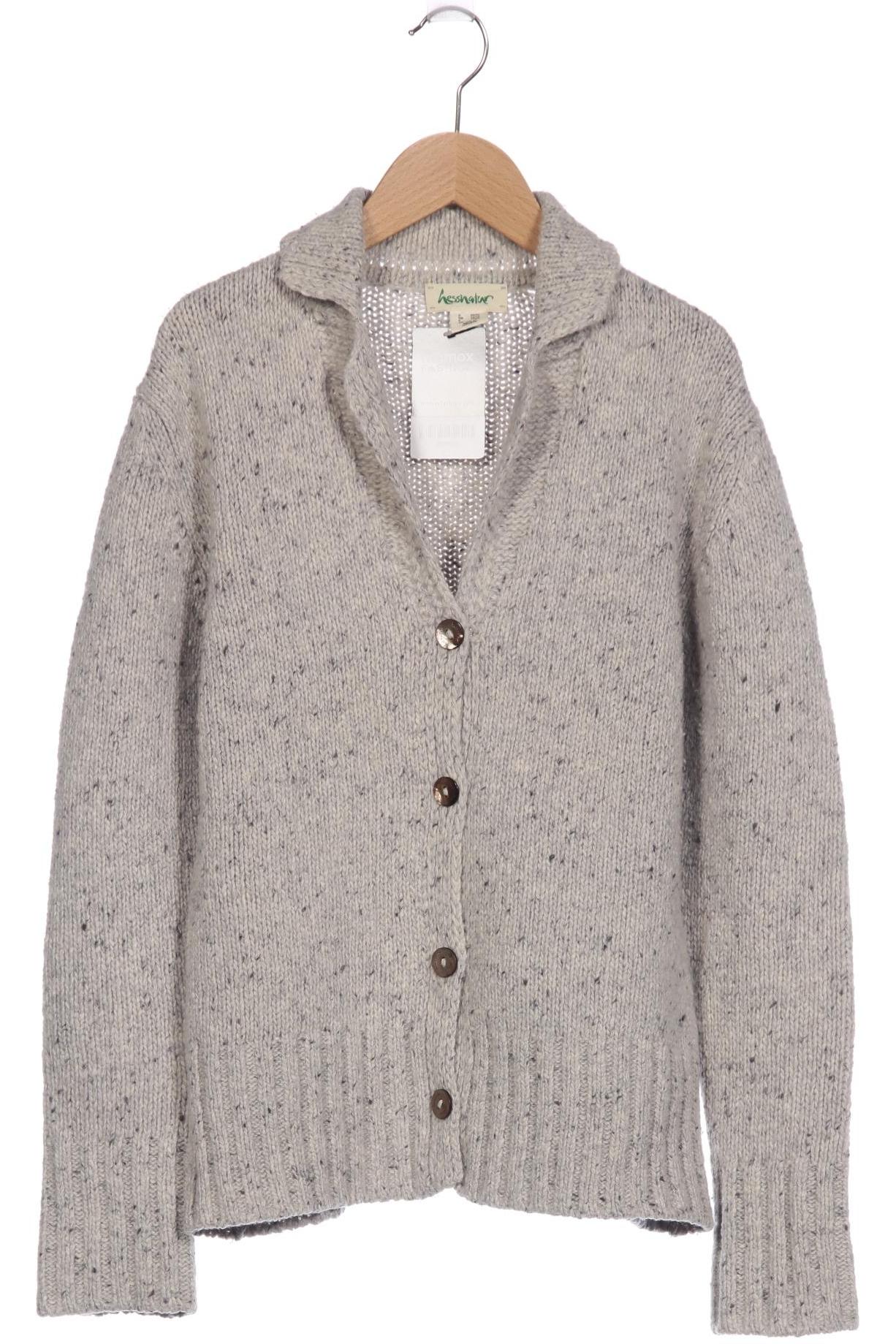 

hessnatur Damen Strickjacke, grau, Gr. 36