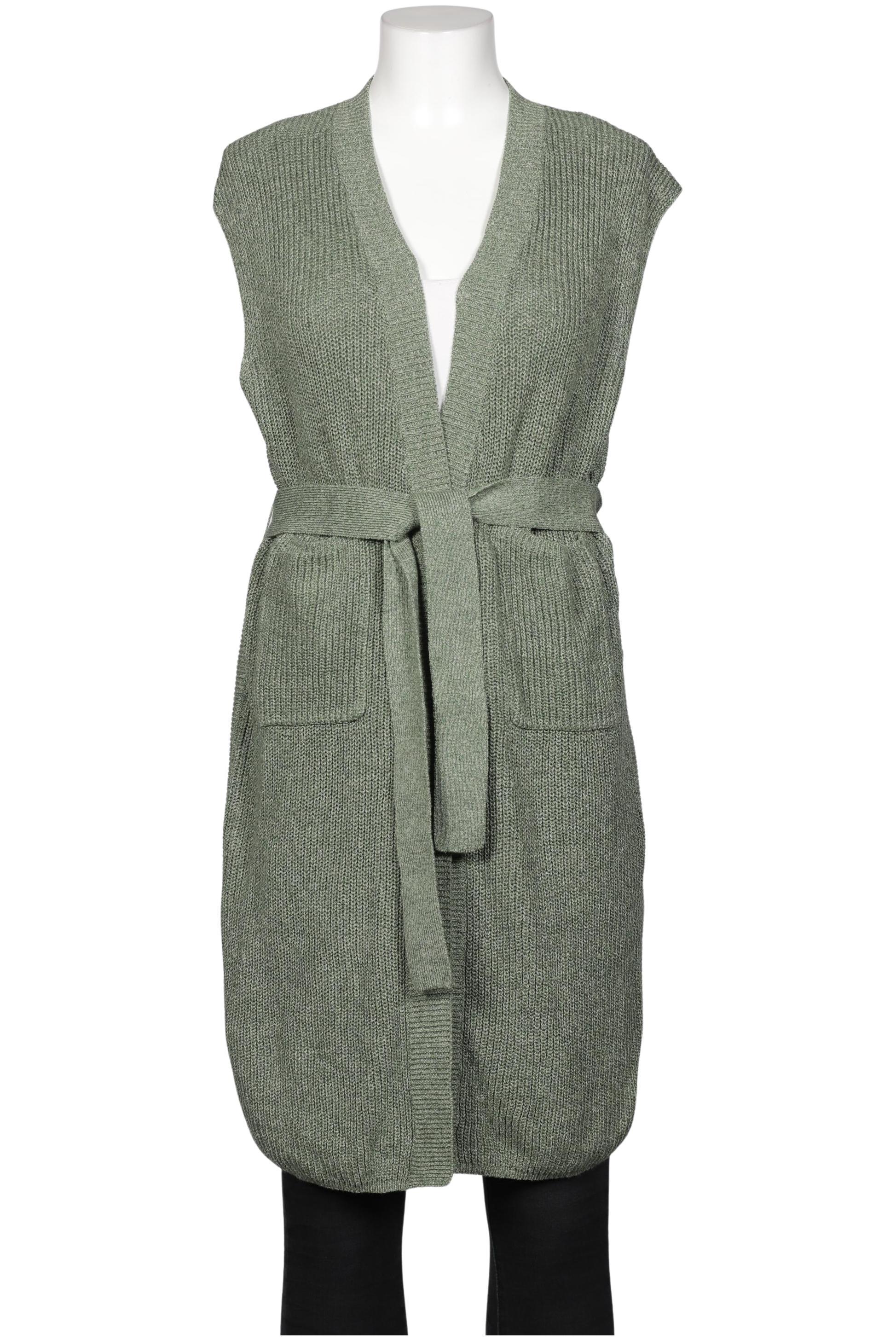 

hessnatur Damen Strickjacke, grün, Gr. 38